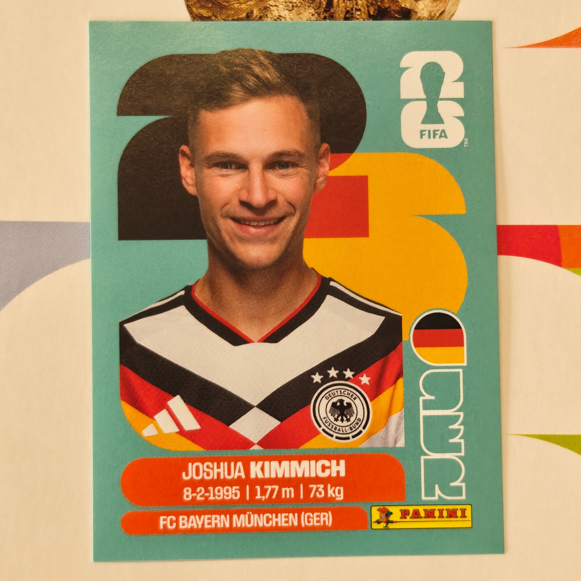 GER10 - Germany - Joshua Kimmich - FIFA World Cup 2026™ - Panini Sticker