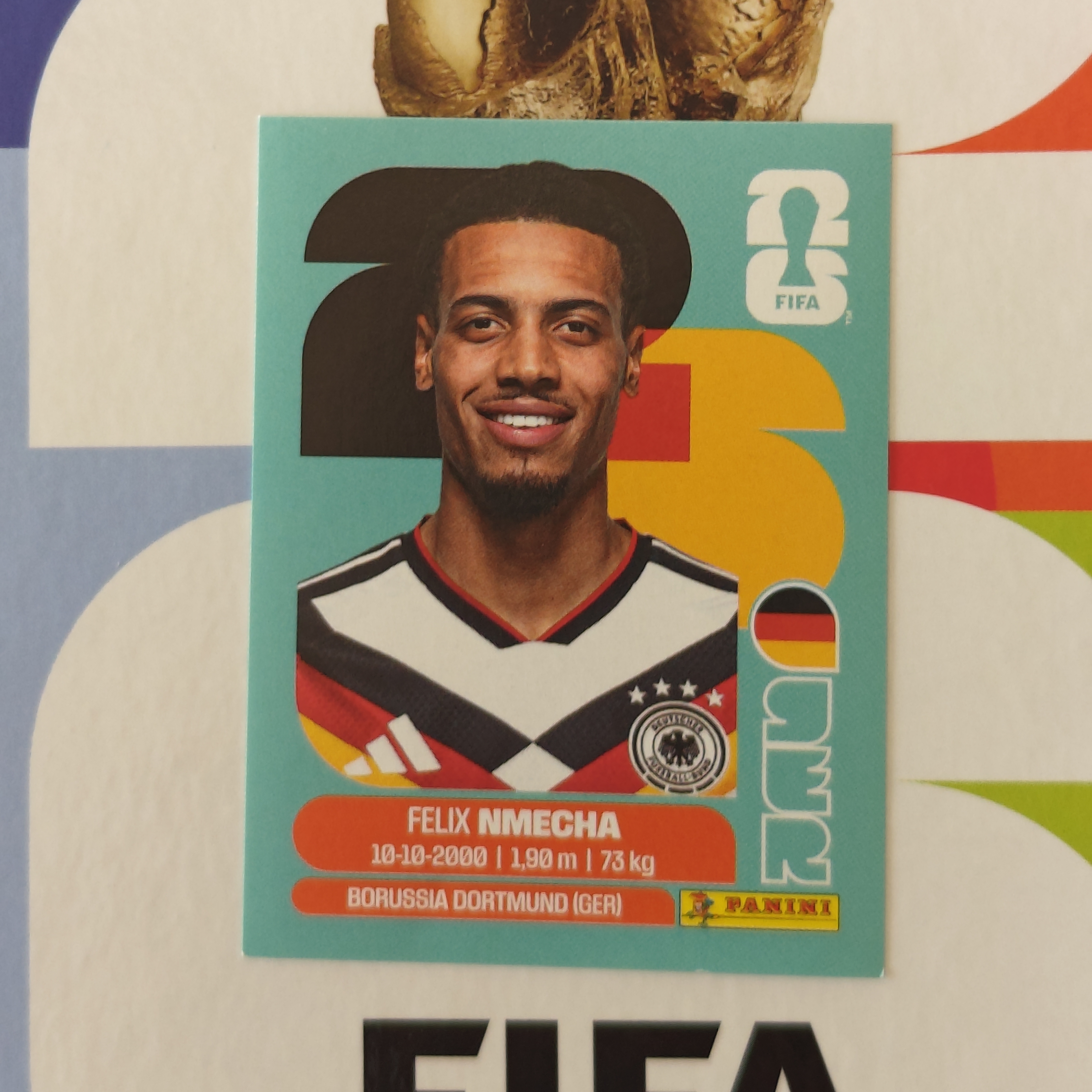 GER12 - Germany - Felix Nmecha - FIFA World Cup 2026™ - Panini Sticker