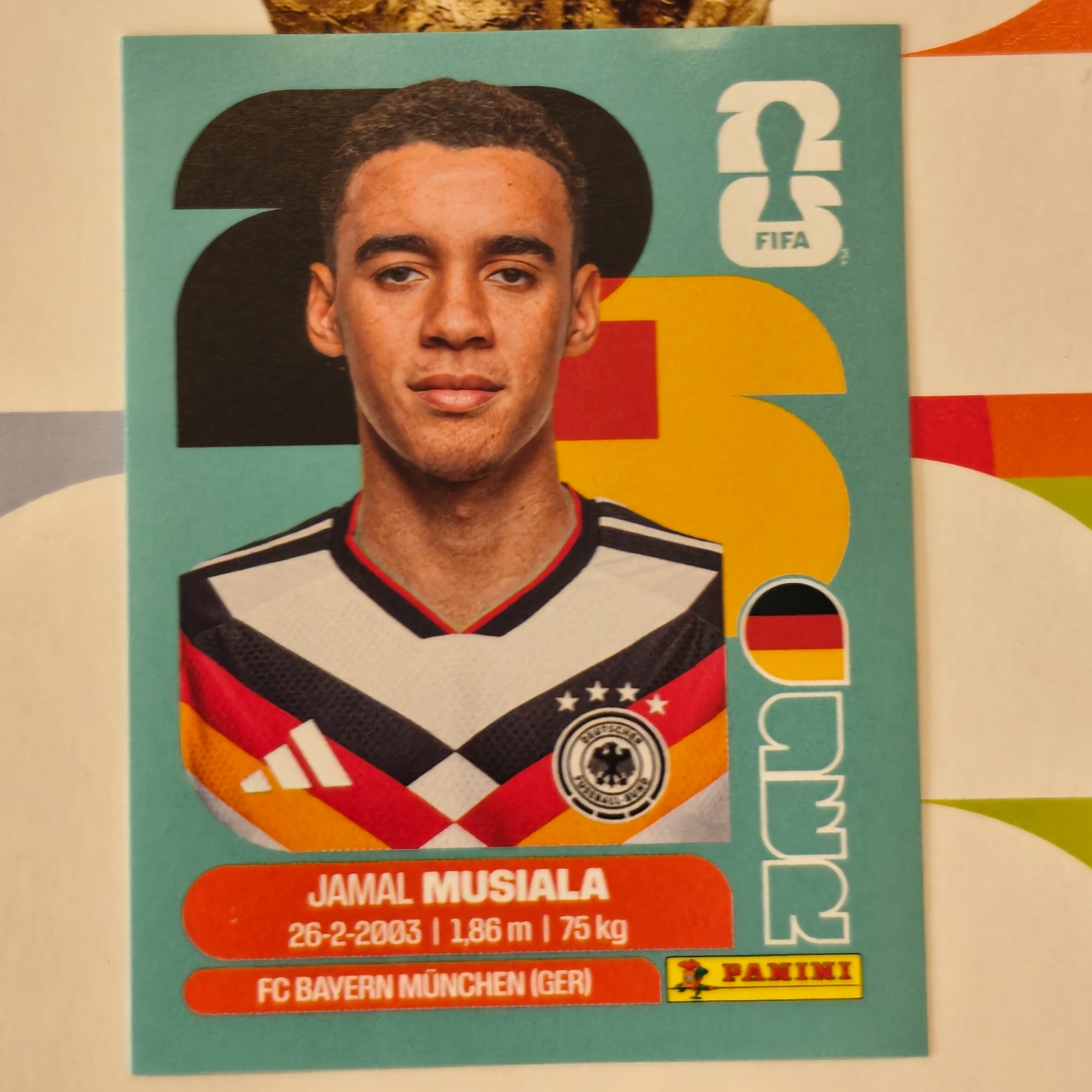 GER15 - Germany - Jamal Musiala - FIFA World Cup 2026™ - Panini Sticker