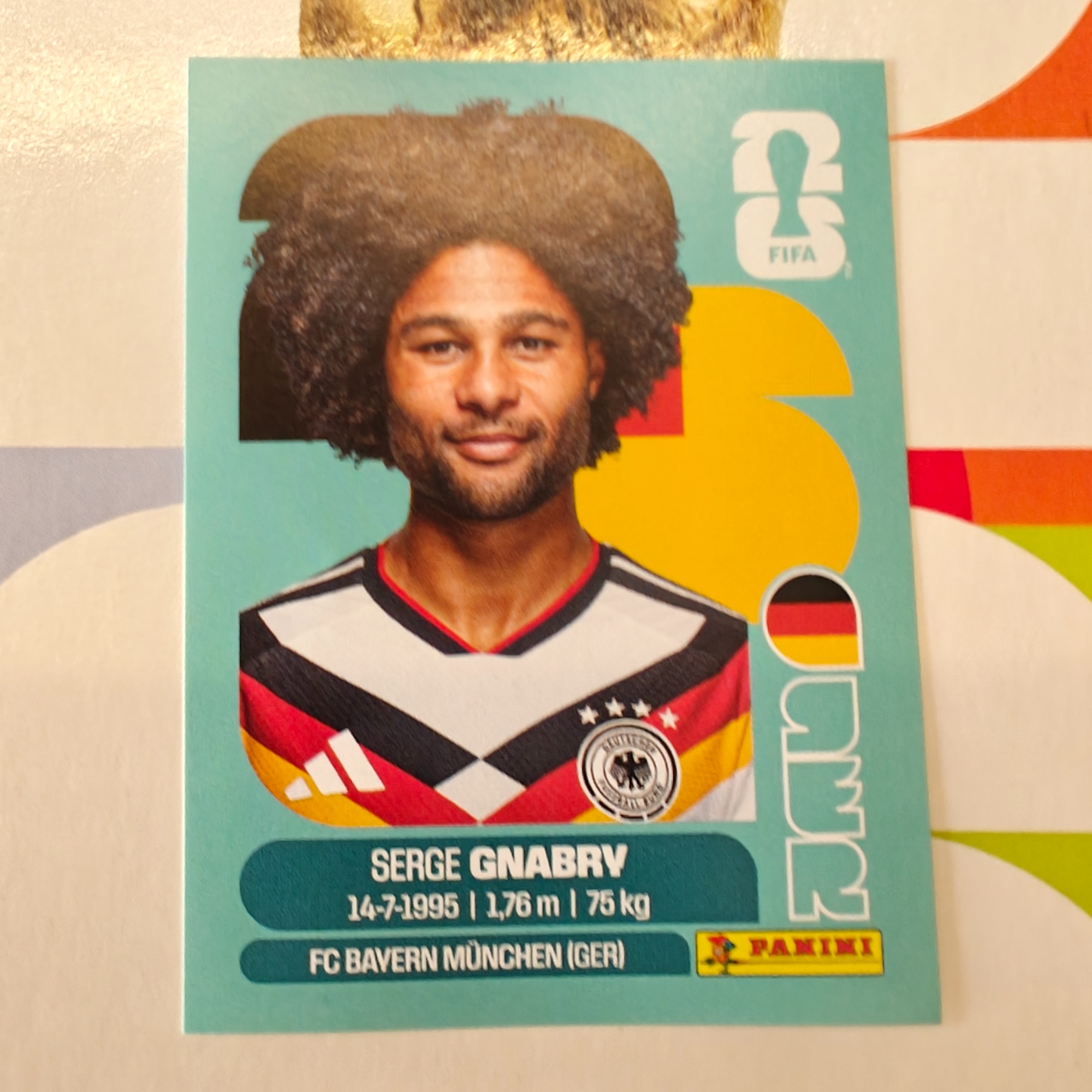 GER16 - Germany - Serge Gnabry - FIFA World Cup 2026™ - Panini Sticker