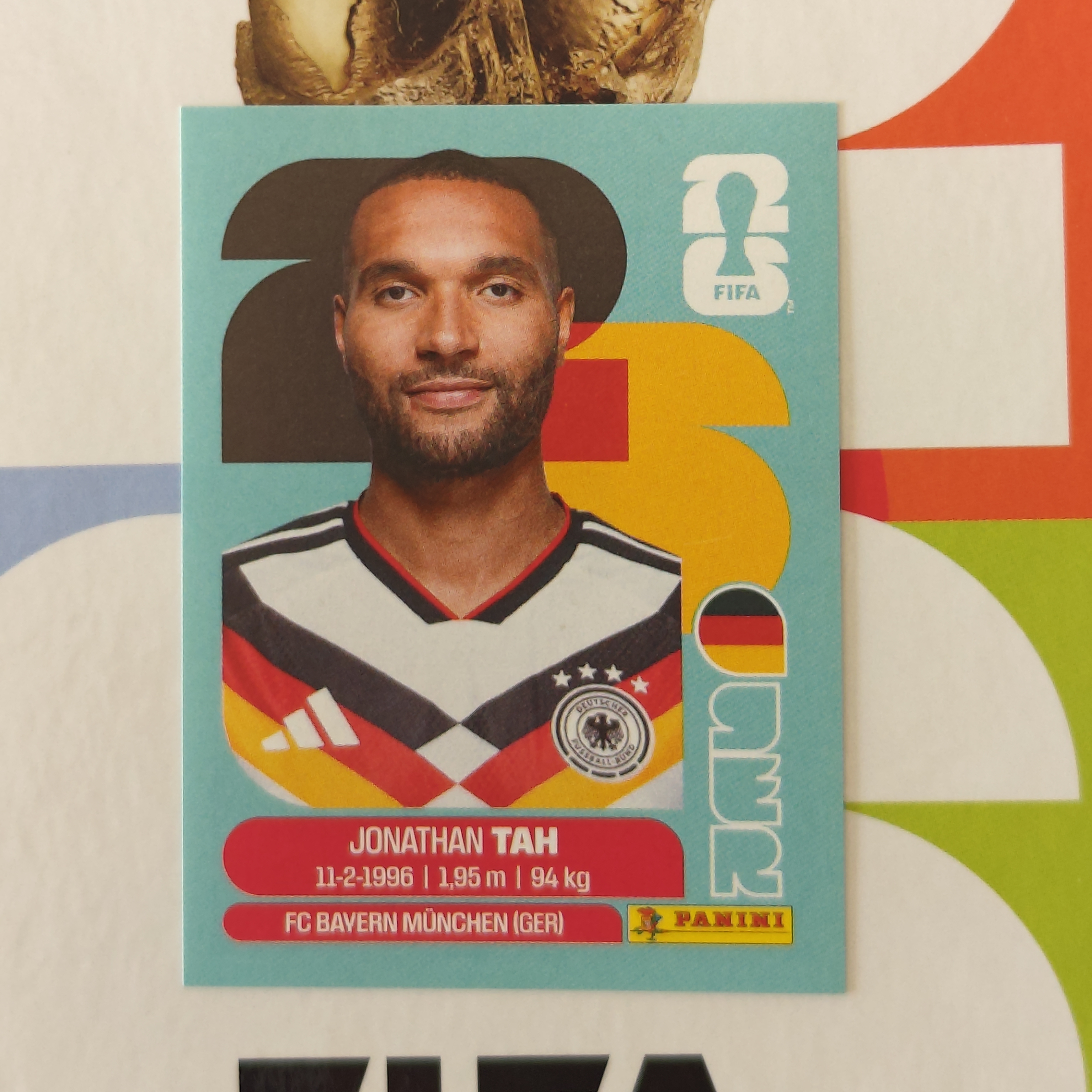 GER3 - Germany - Jonathan Tah - FIFA World Cup 2026™ - Panini Sticker