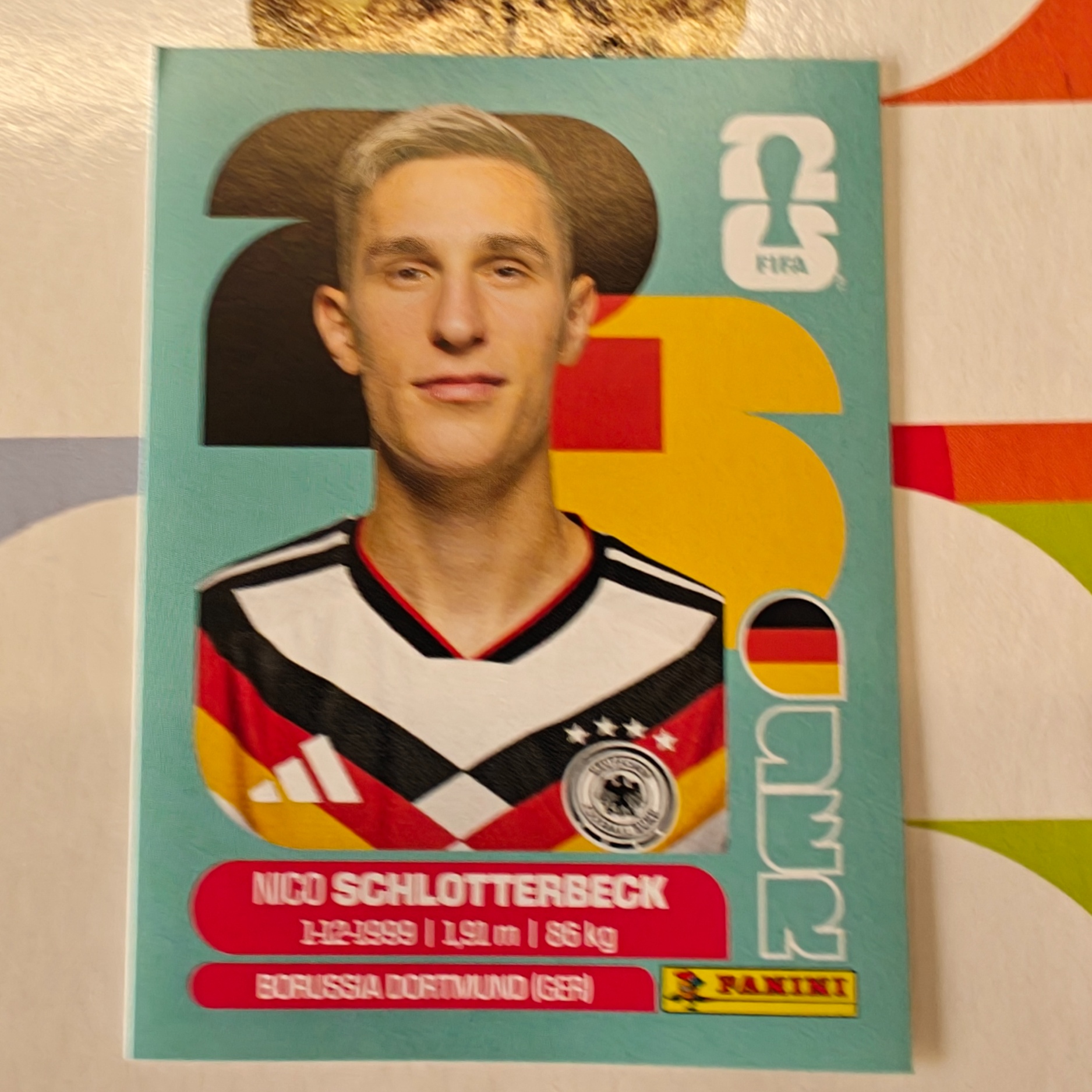 GER5 - Germany - Nico Schlotterbeck - FIFA World Cup 2026™ - Panini Sticker