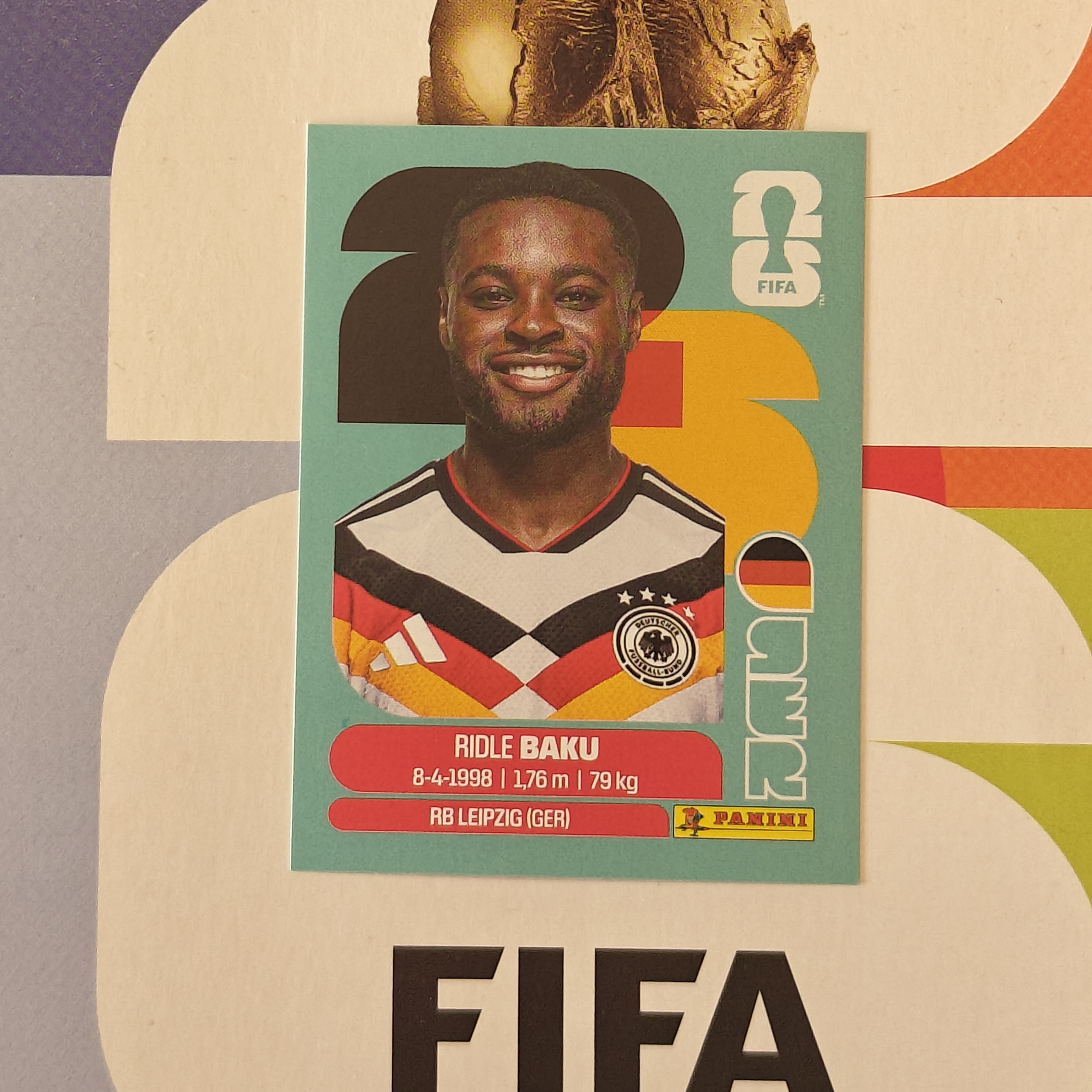 GER8 - Germany - Ridle Baku - FIFA World Cup 2026™ - Panini Sticker