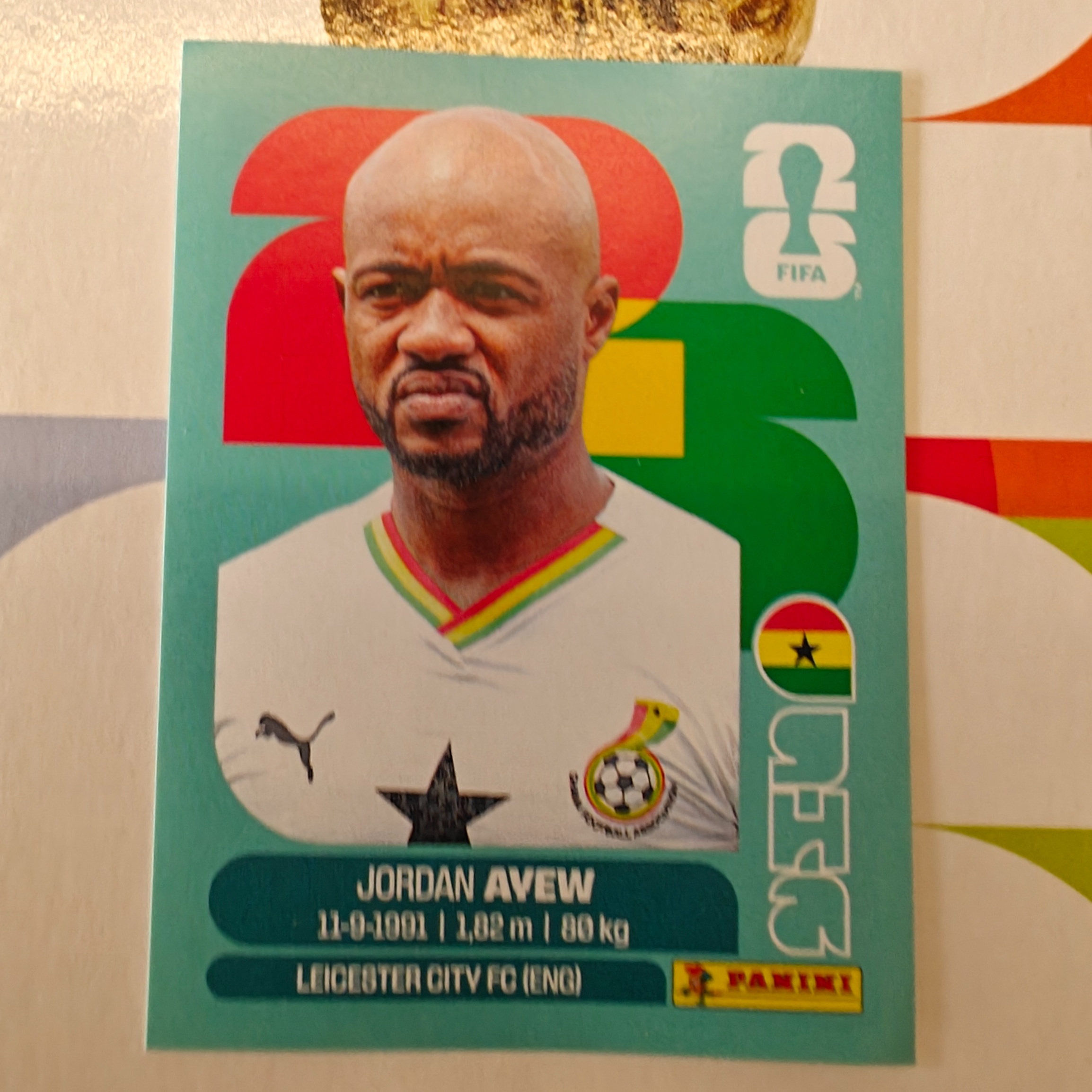 GHA16 - Ghana - Jordan Ayew - FIFA World Cup 2026™ - Panini Sticker