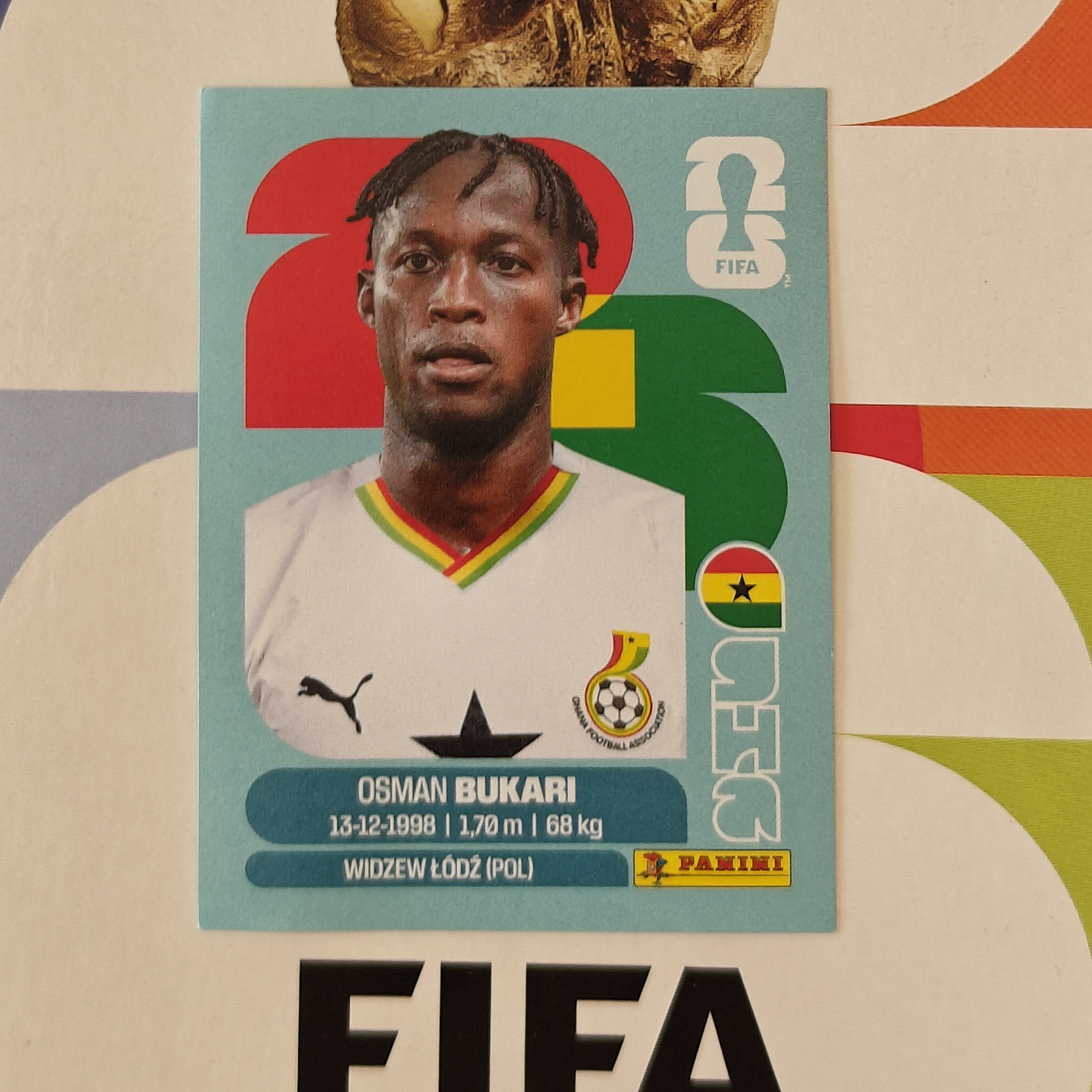 GHA19 - Ghana - Osman Bukari - FIFA World Cup 2026™ - Panini Sticker
