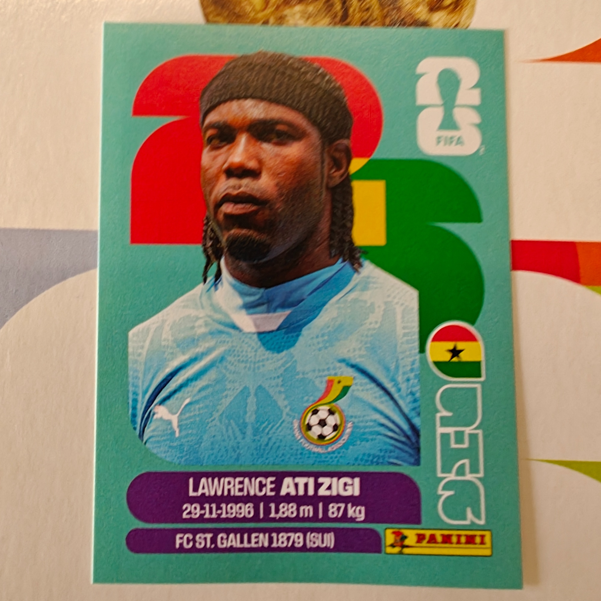 GHA2 - Ghana - Lawrence Ati Zigi - FIFA World Cup 2026™ - Panini Sticker