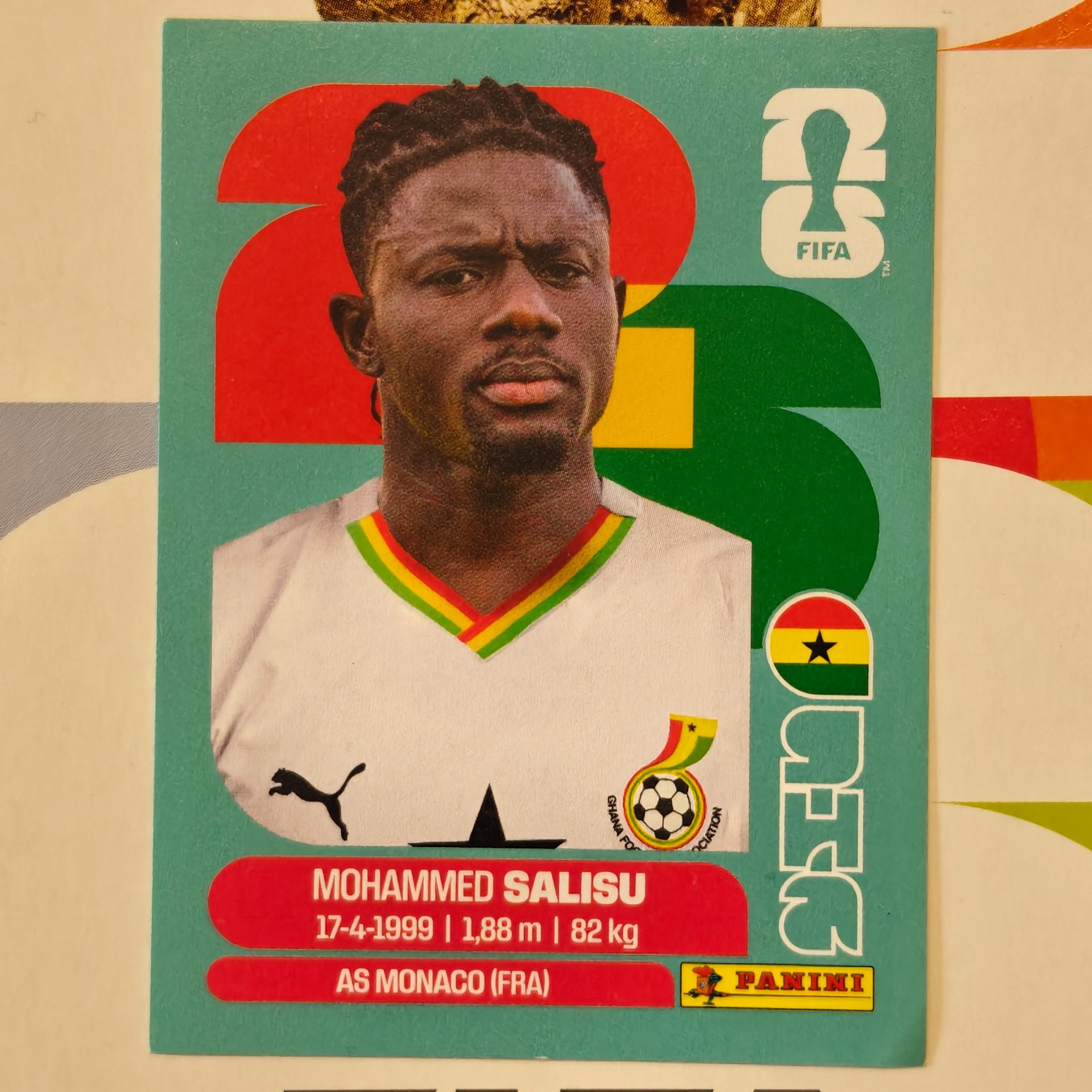 GHA4 - Ghana - Mohammed Salisu - FIFA World Cup 2026™ - Panini Sticker