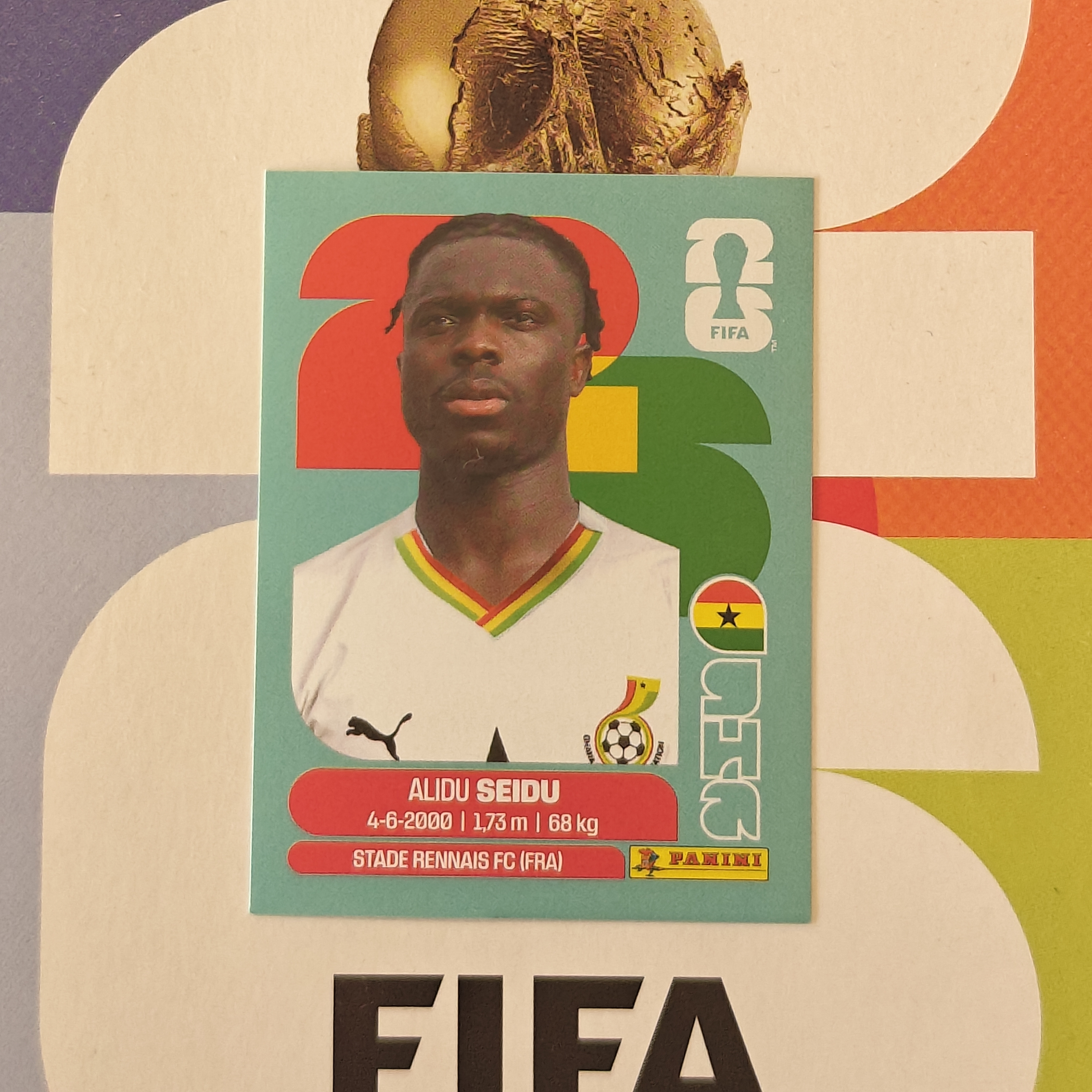 GHA5 - Ghana - Alidu Seidu - FIFA World Cup 2026™ - Panini Sticker