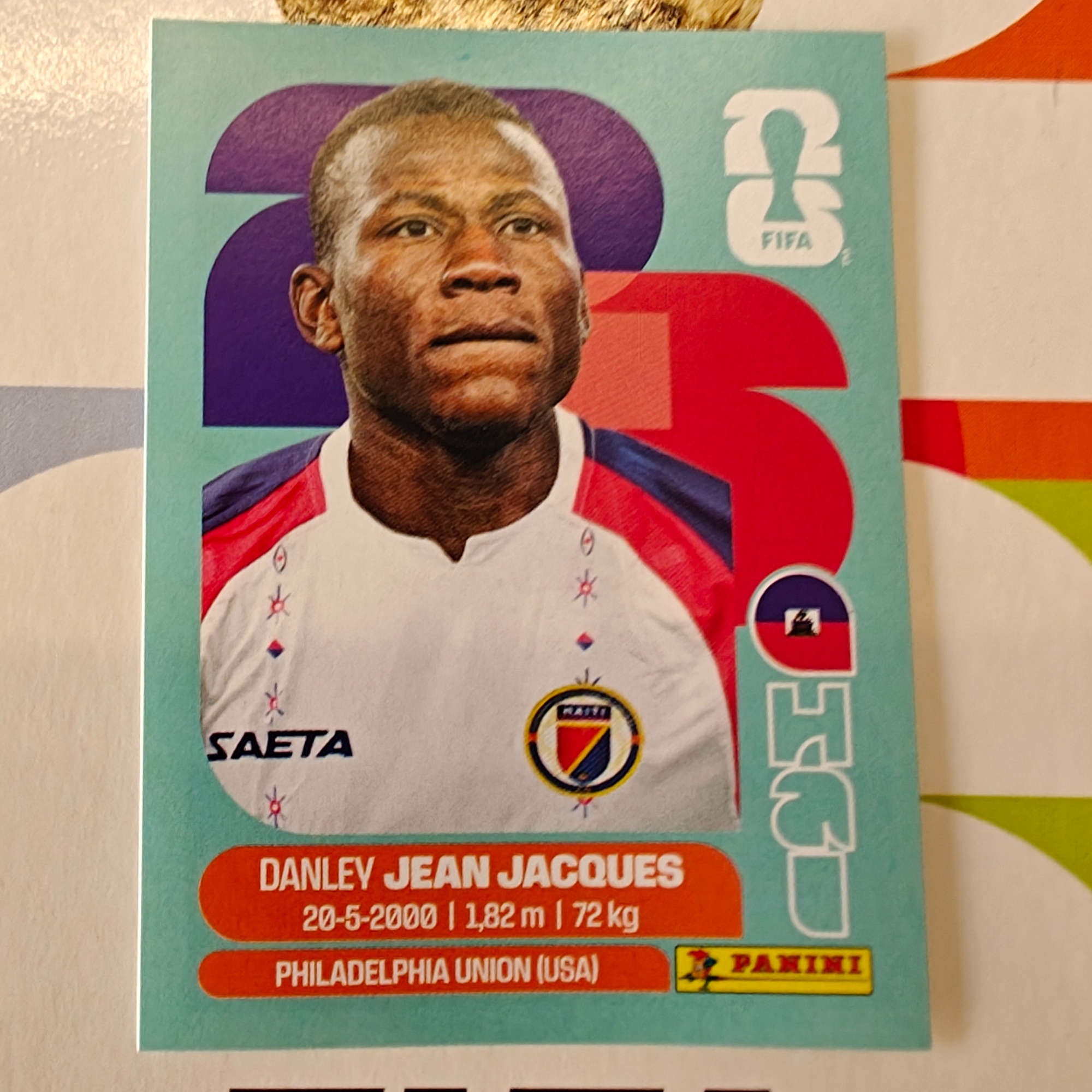 HAI11 - Haiti - Danley Jean Jacques - FIFA World Cup 2026™ - Panini Sticker