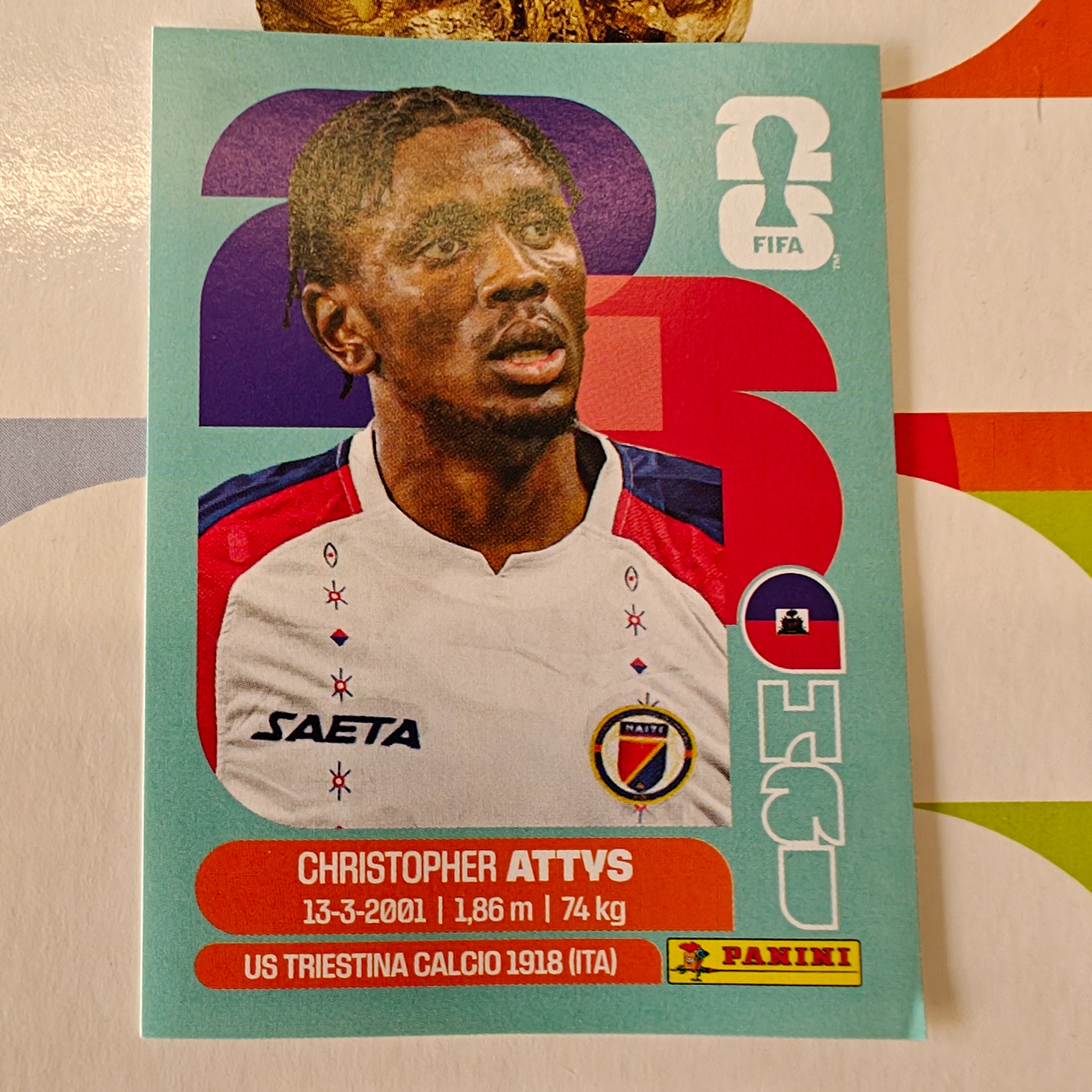 HAI14 - Haiti - Christopher Attys - FIFA World Cup 2026™ - Panini Sticker
