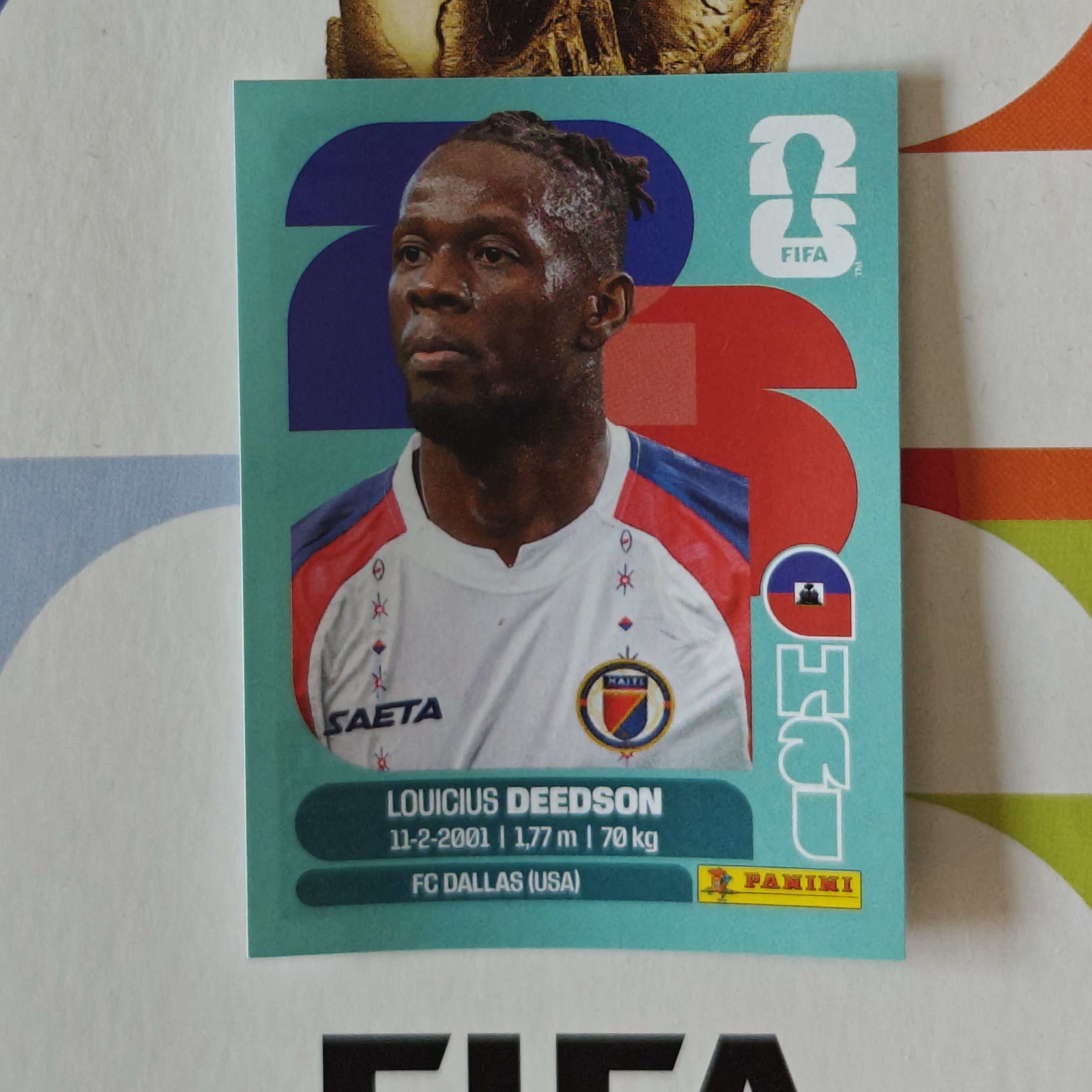 HAI19 - Haiti - Louicius Deedson - FIFA World Cup 2026™ - Panini Sticker