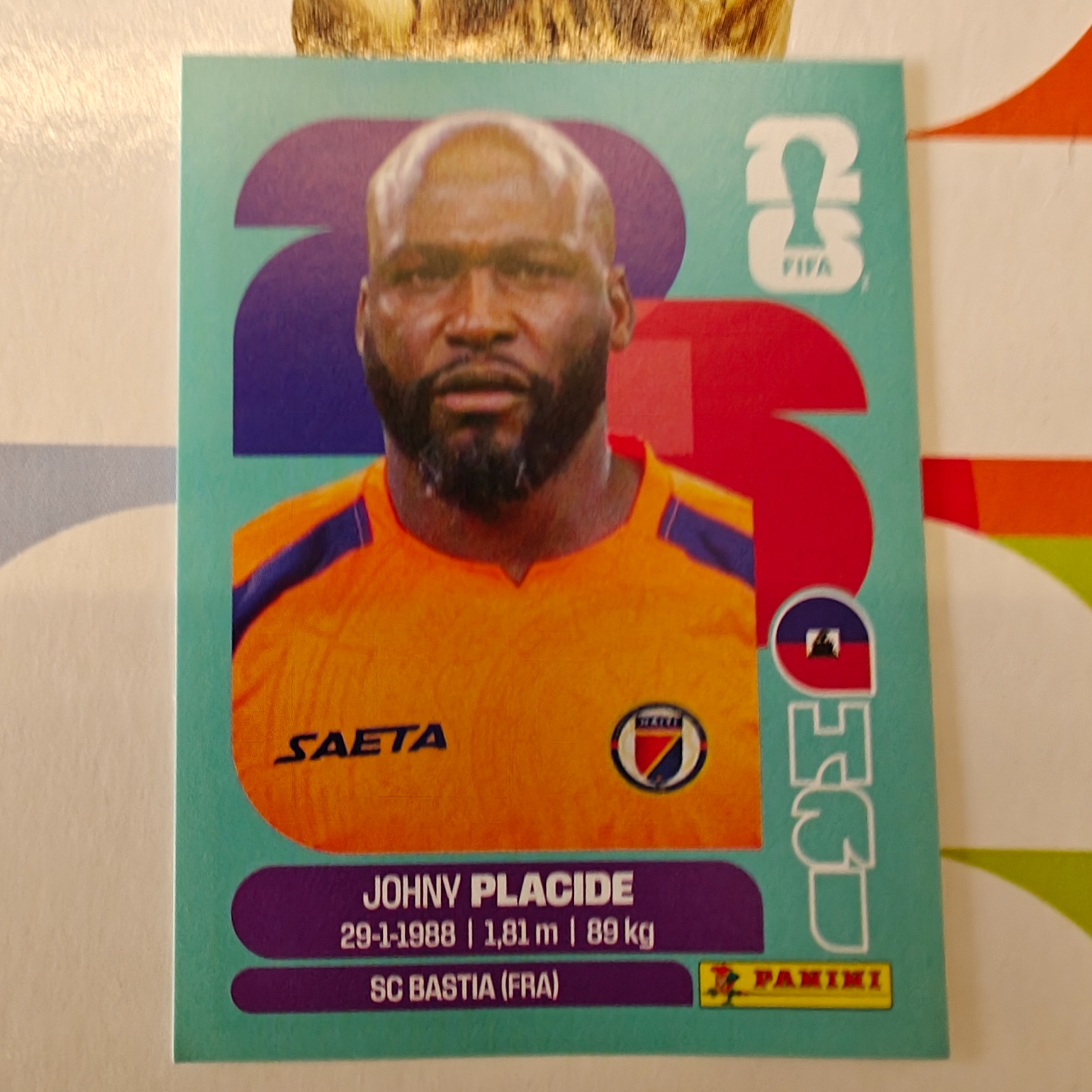 HAI2 - Haiti - Johny Placide - FIFA World Cup 2026™ - Panini Sticker