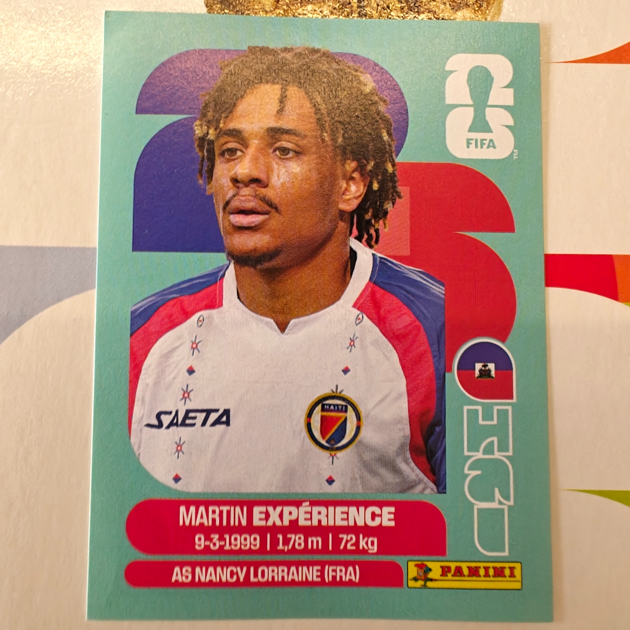 HAI4 - Haiti - Martin Expérience - FIFA World Cup 2026™ - Panini Sticker