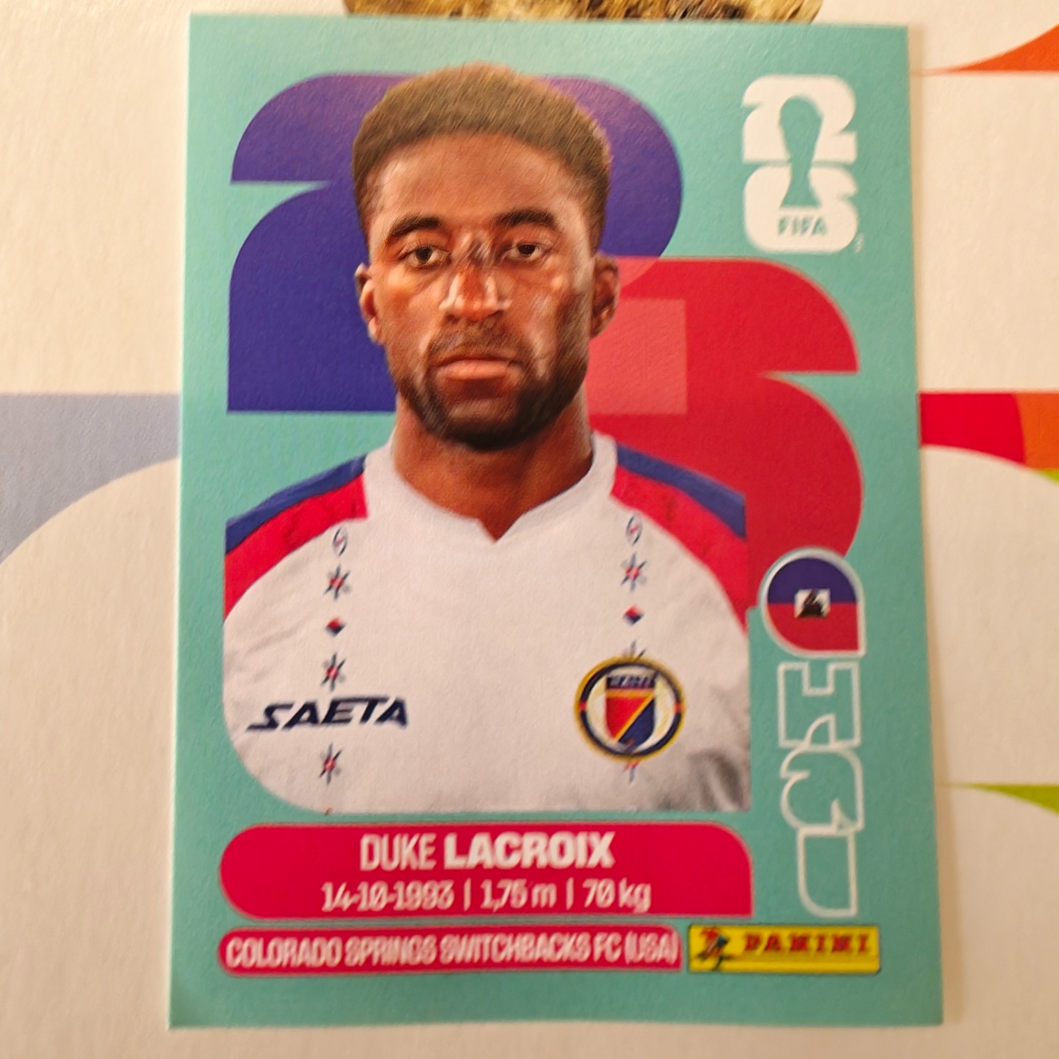 HAI7 - Haiti - Duke Lacroix - FIFA World Cup 2026™ - Panini Sticker