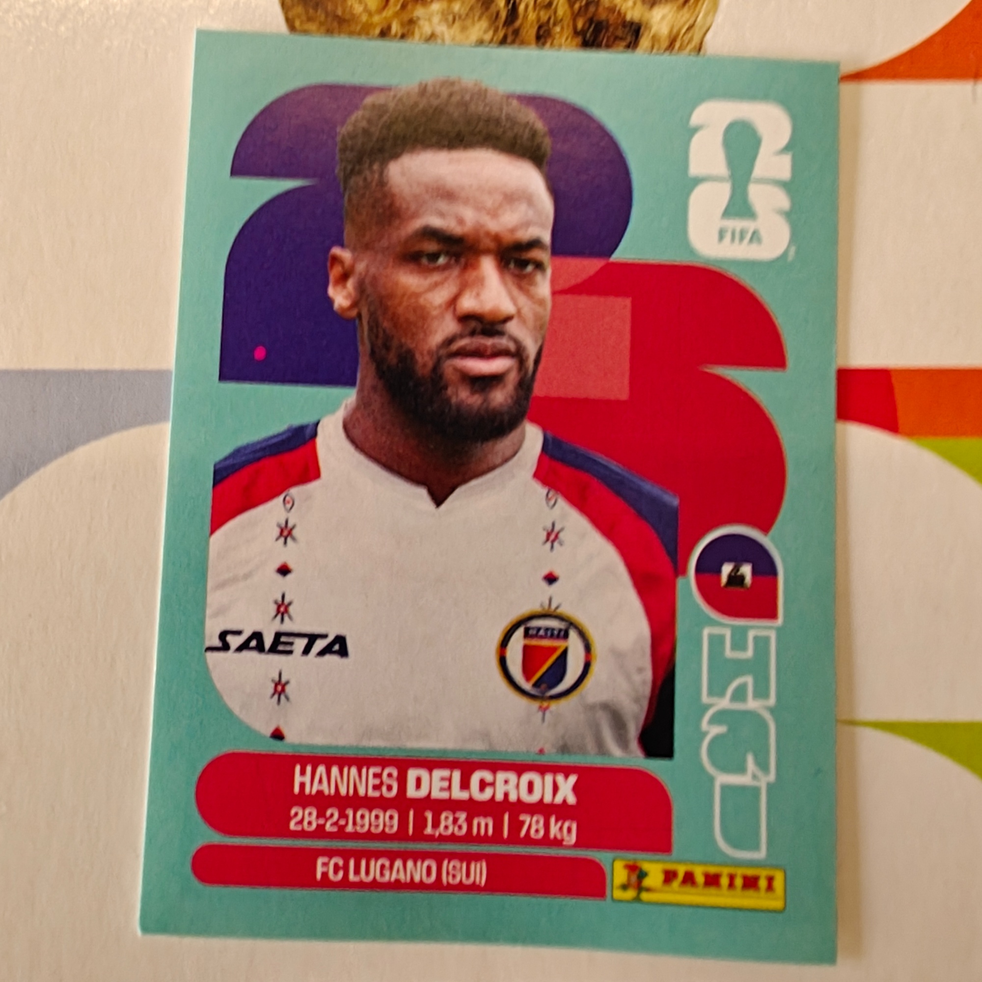 HAI9 - Haiti - Hannes Delcroix - FIFA World Cup 2026™ - Panini Sticker