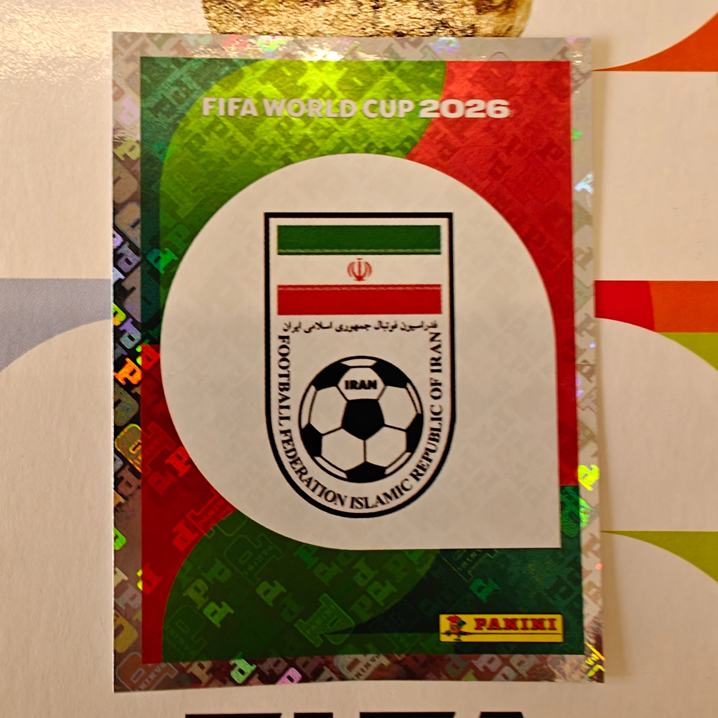 IRN1 - Iran - Emblem - FIFA World Cup 2026™ - Panini Foil Sticker