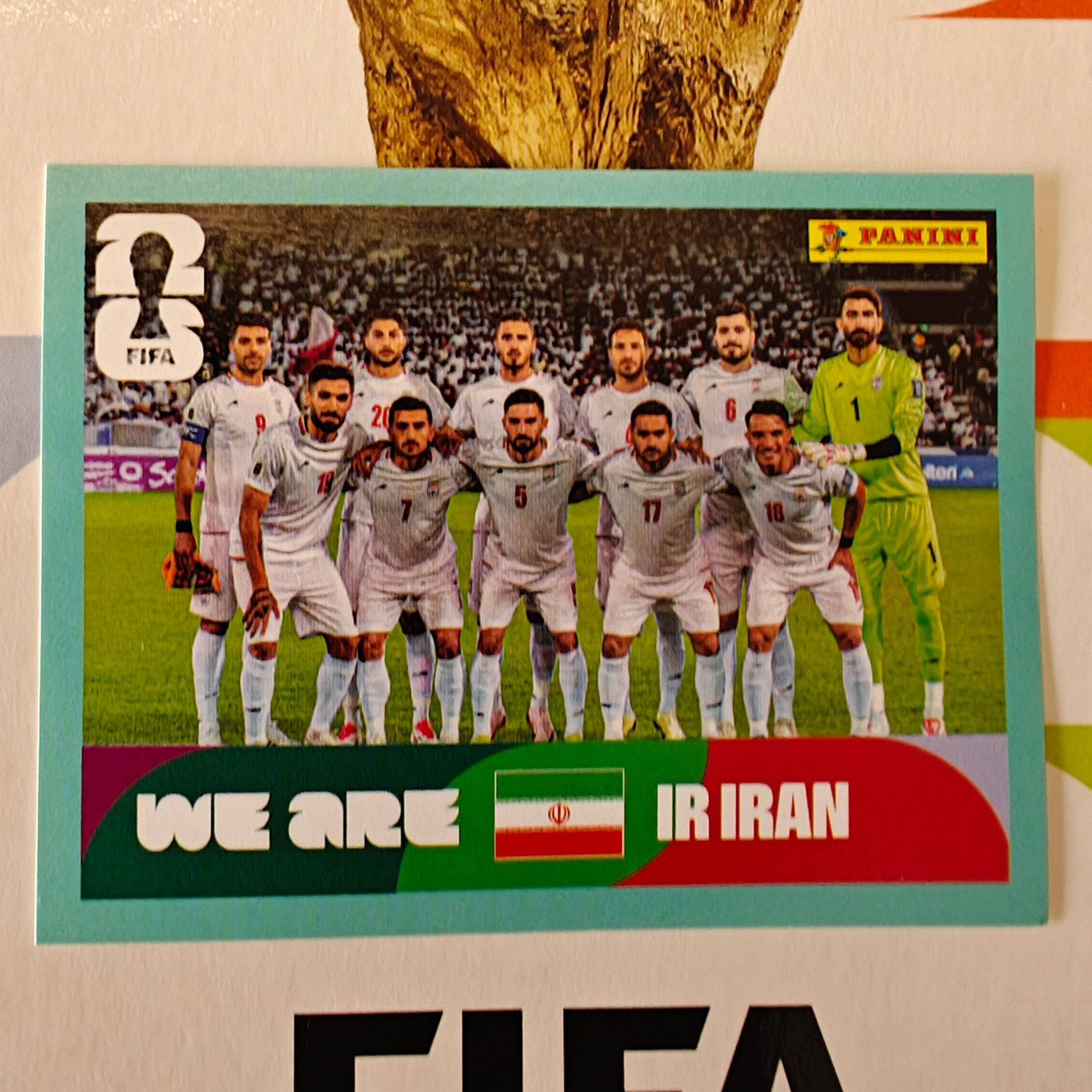 IRN13 - Iran - Team Photo - FIFA World Cup 2026™ - Panini Sticker