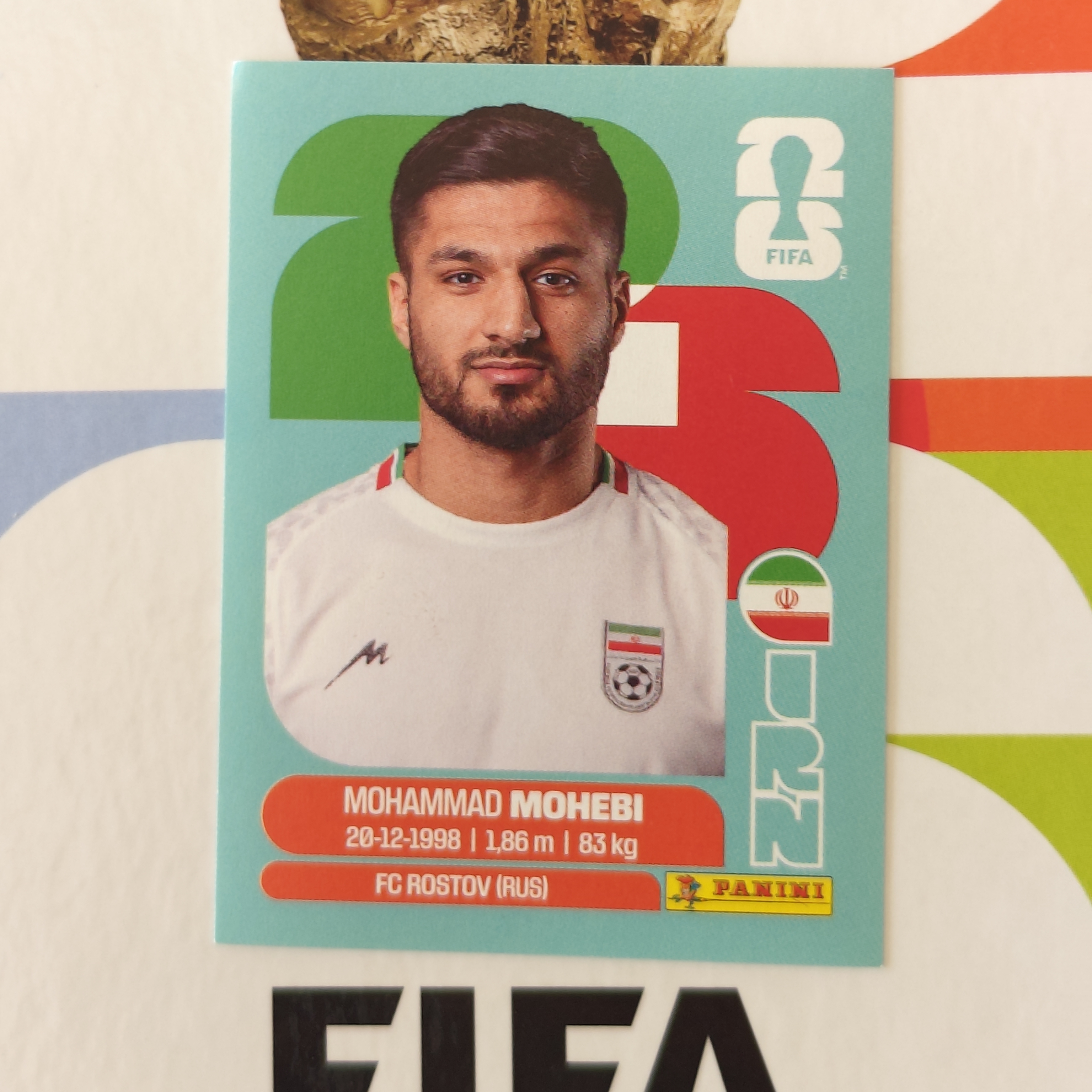IRN16 - Iran - Mohammad Mohebi - FIFA World Cup 2026™ - Panini Sticker