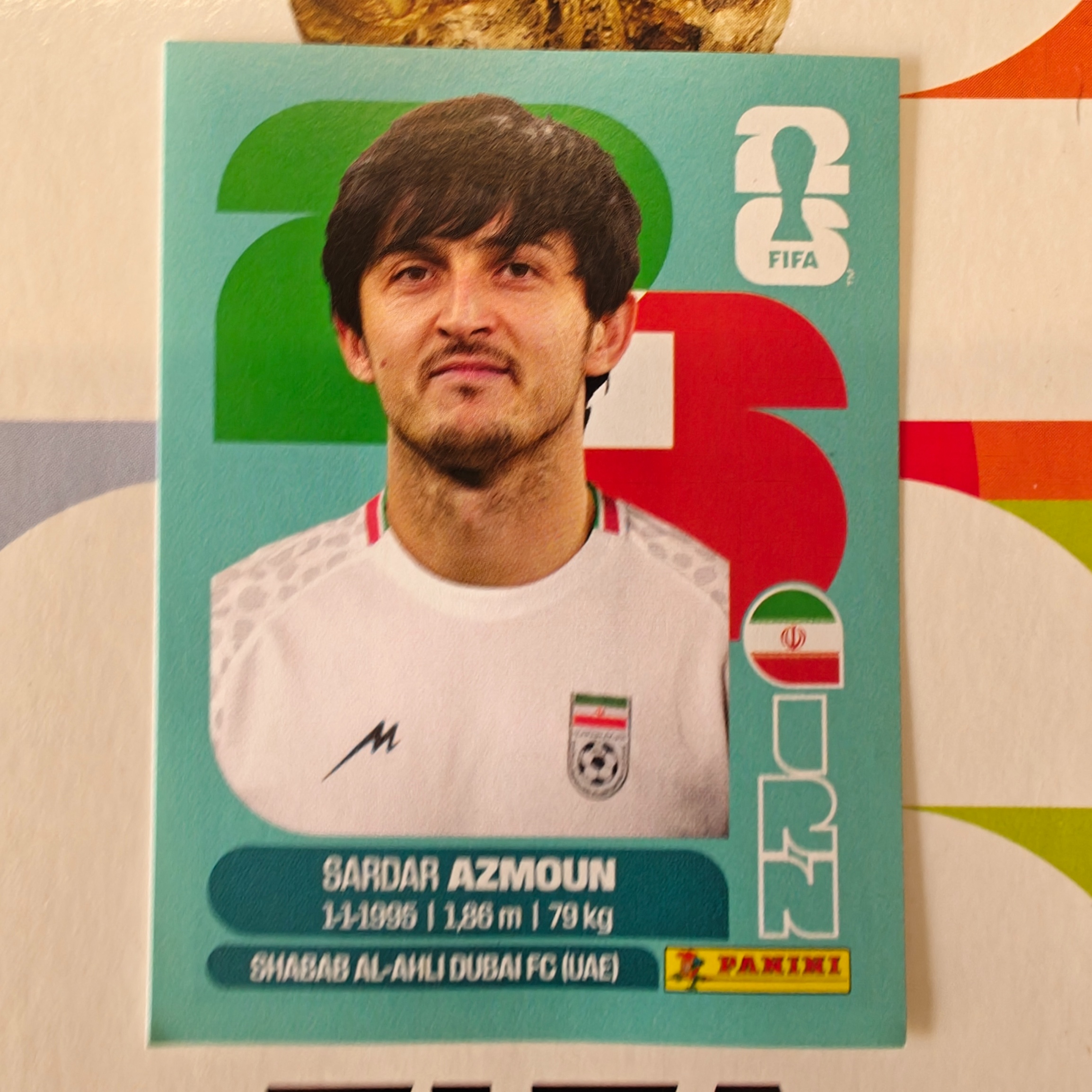 IRN17 - Iran - Sardar Azmoun - FIFA World Cup 2026™ - Panini Sticker