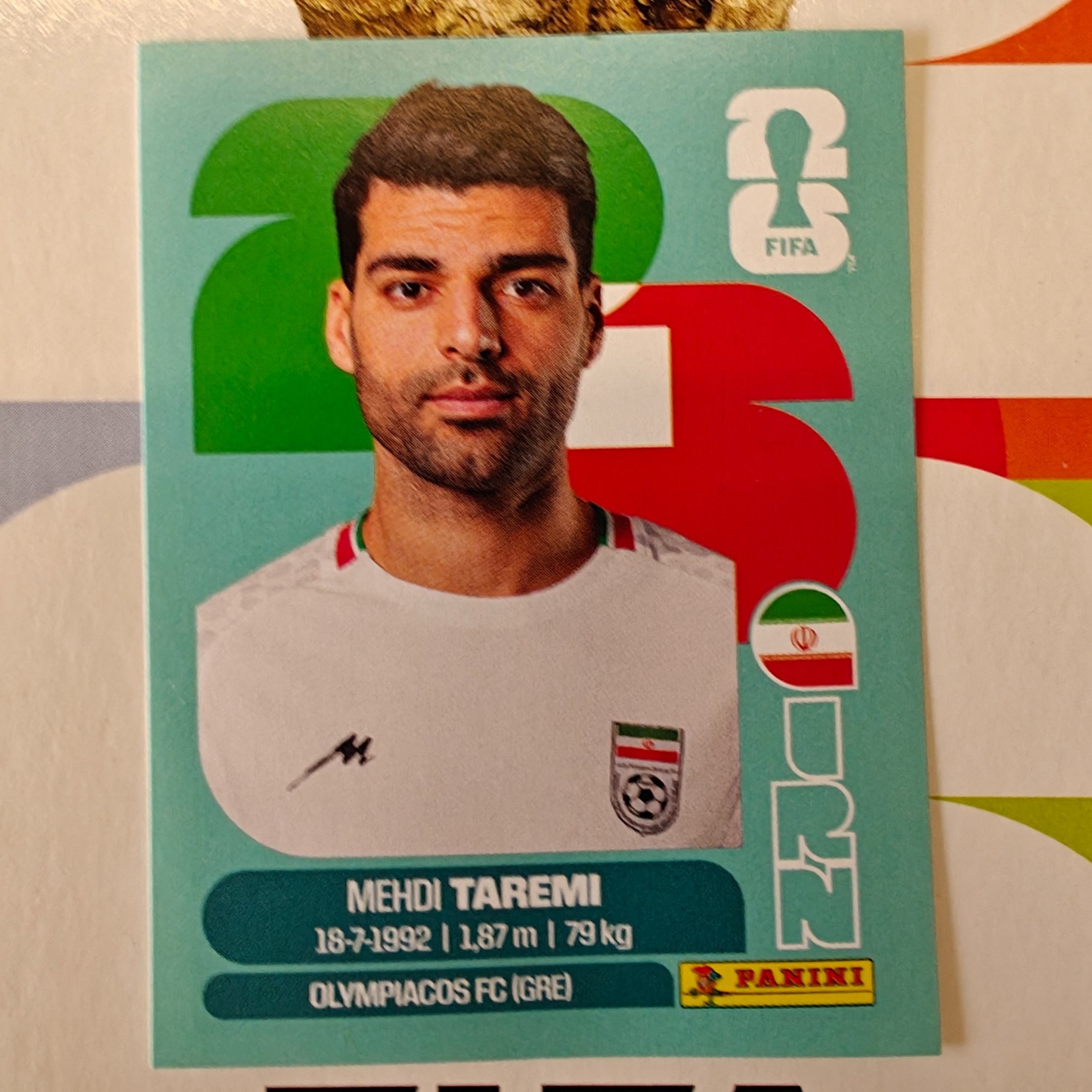 IRN18 - Iran - Mehdi Taremi - FIFA World Cup 2026™ - Panini Sticker