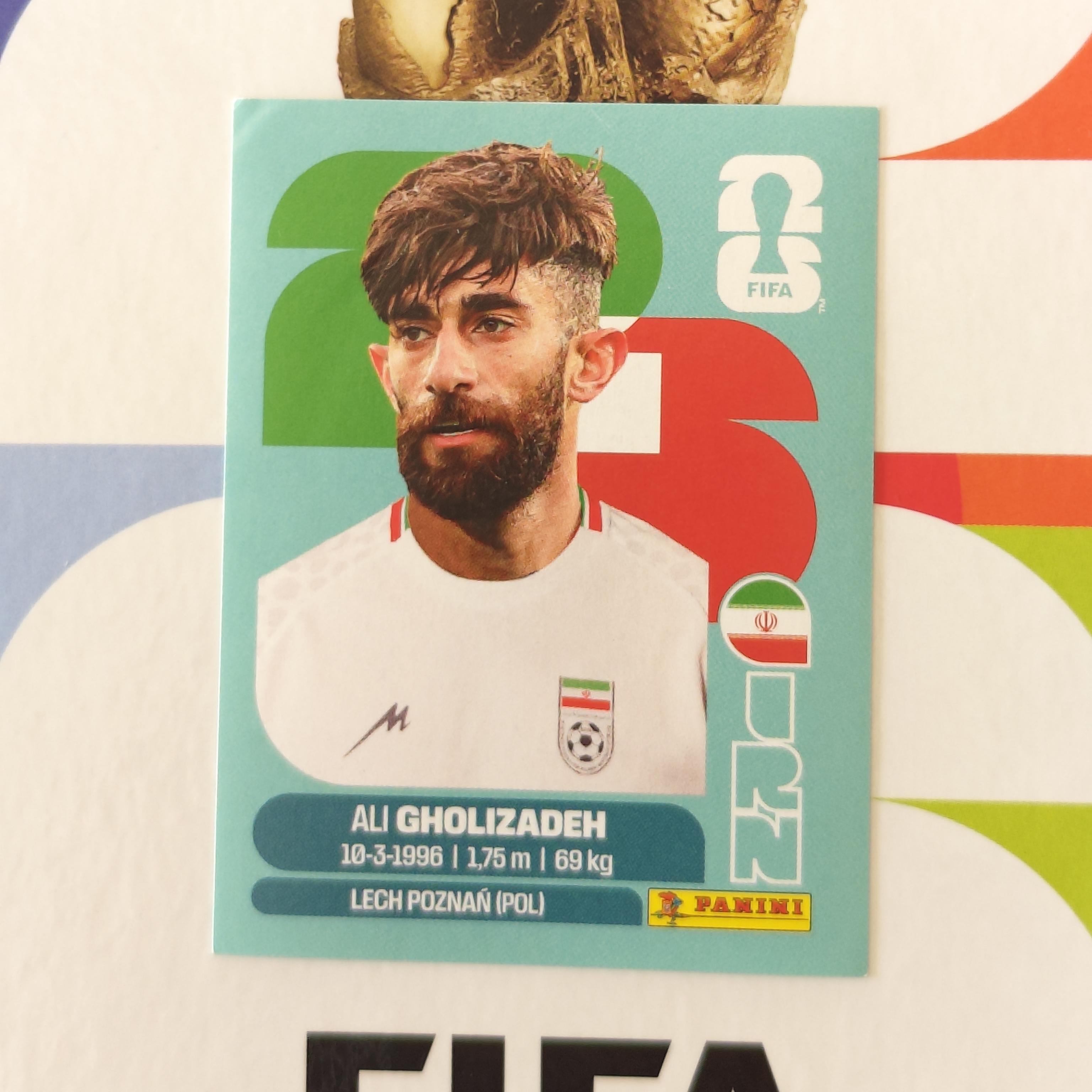 IRN20 - Iran - Ali Gholizadeh - FIFA World Cup 2026™ - Panini Sticker