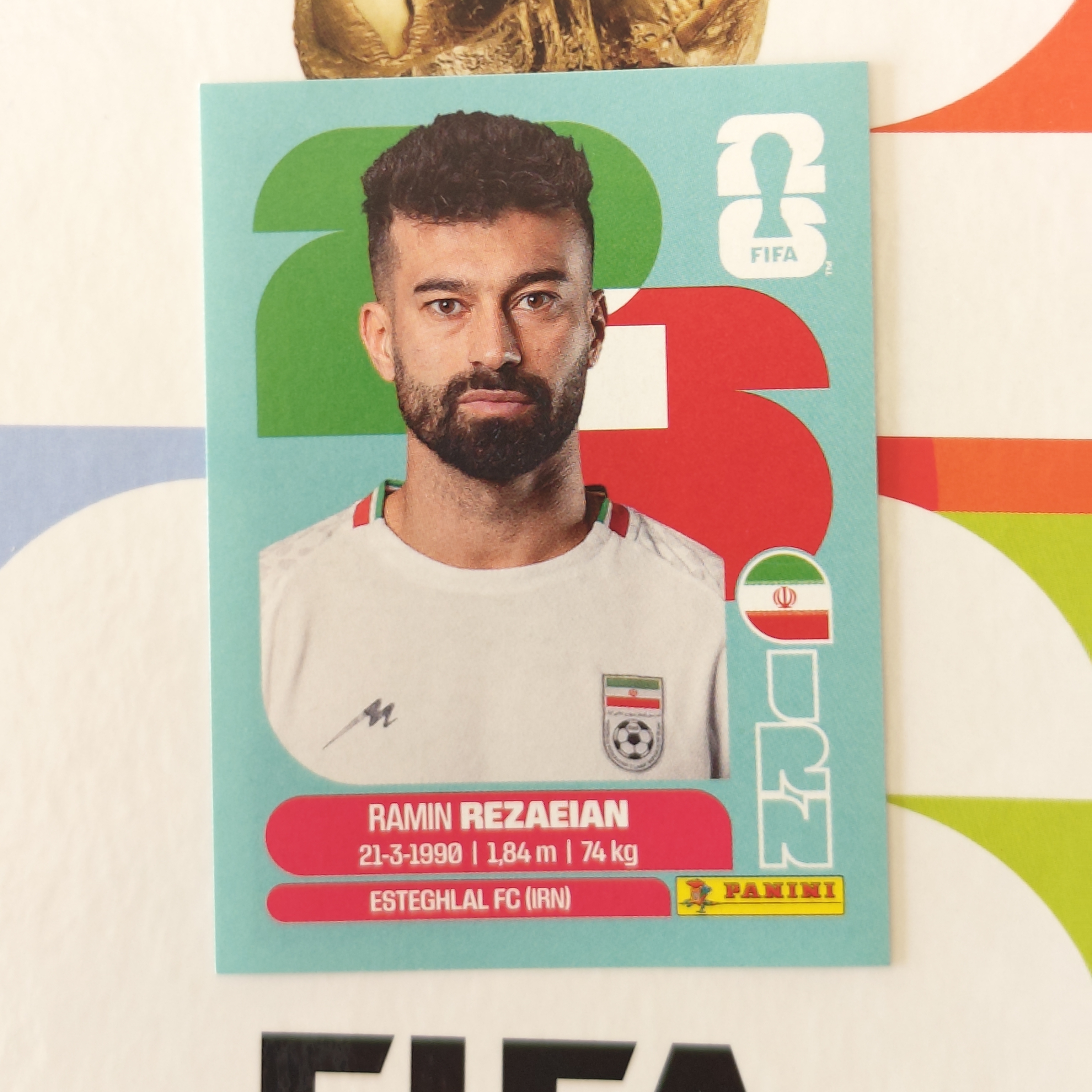 IRN7 - Iran - Ramin Rezaeian - FIFA World Cup 2026™ - Panini Sticker