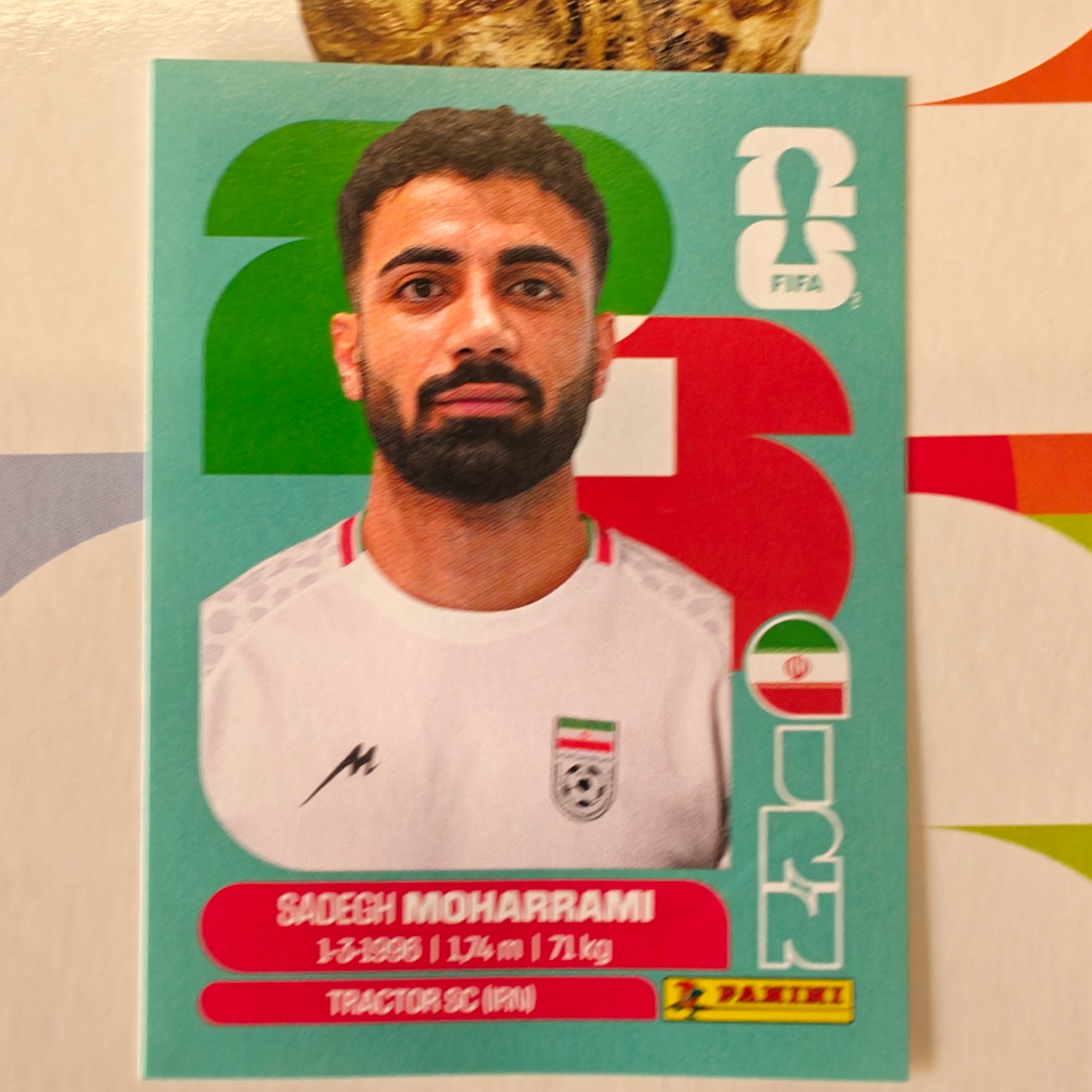 IRN9 - Iran - Sadegh Moharrami - FIFA World Cup 2026™ - Panini Sticker