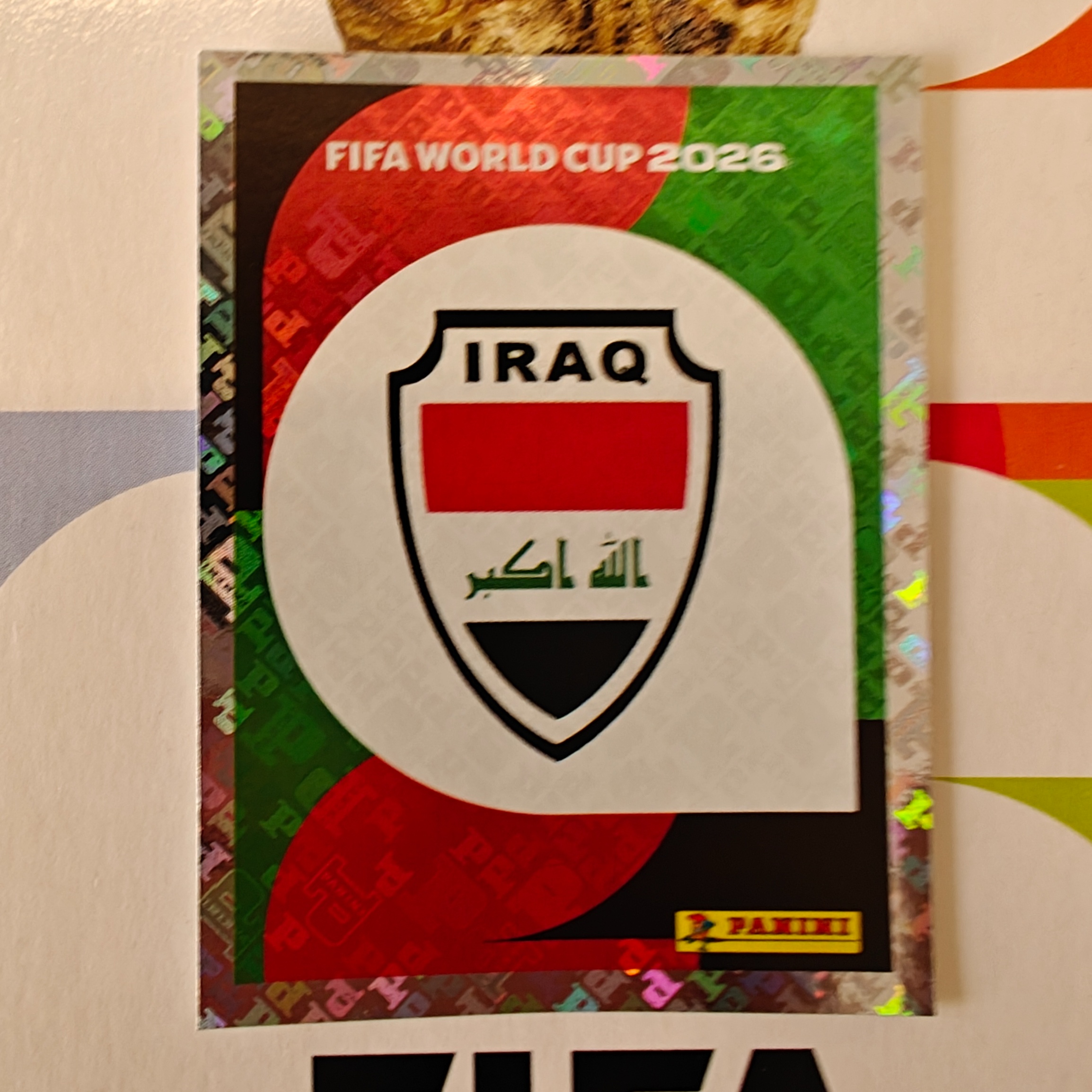 IRQ1 - Iraq - Emblem - FIFA World Cup 2026™ - Panini Foil Sticker