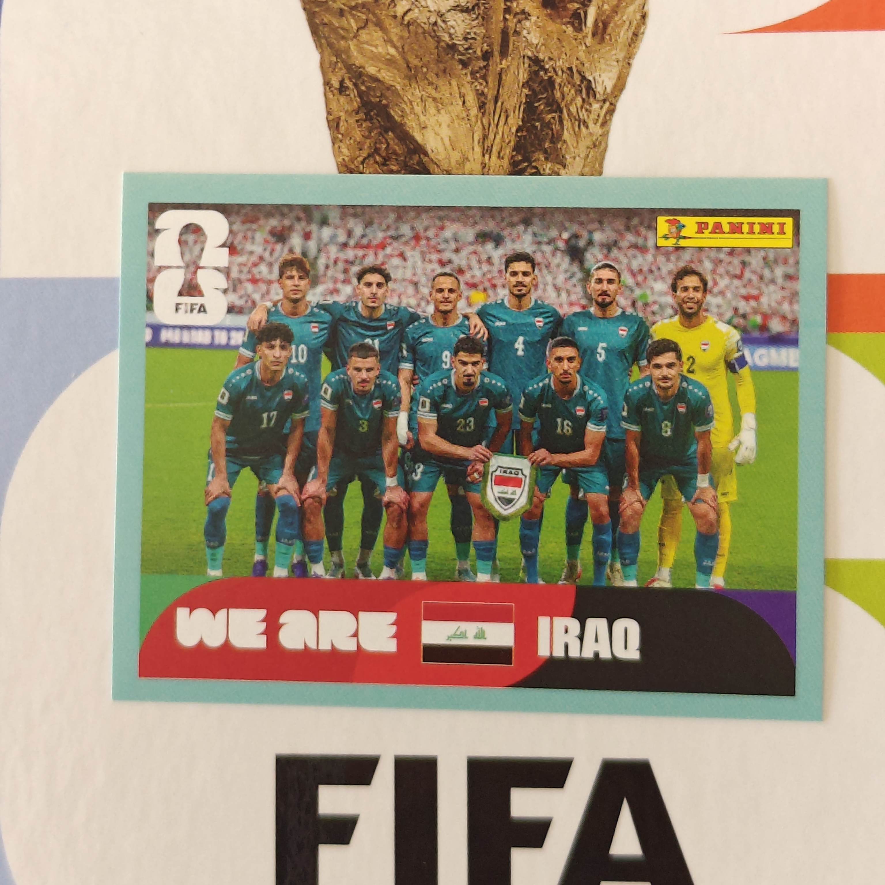 IRQ13 - Iraq - Team Photo - FIFA World Cup 2026™ - Panini Sticker