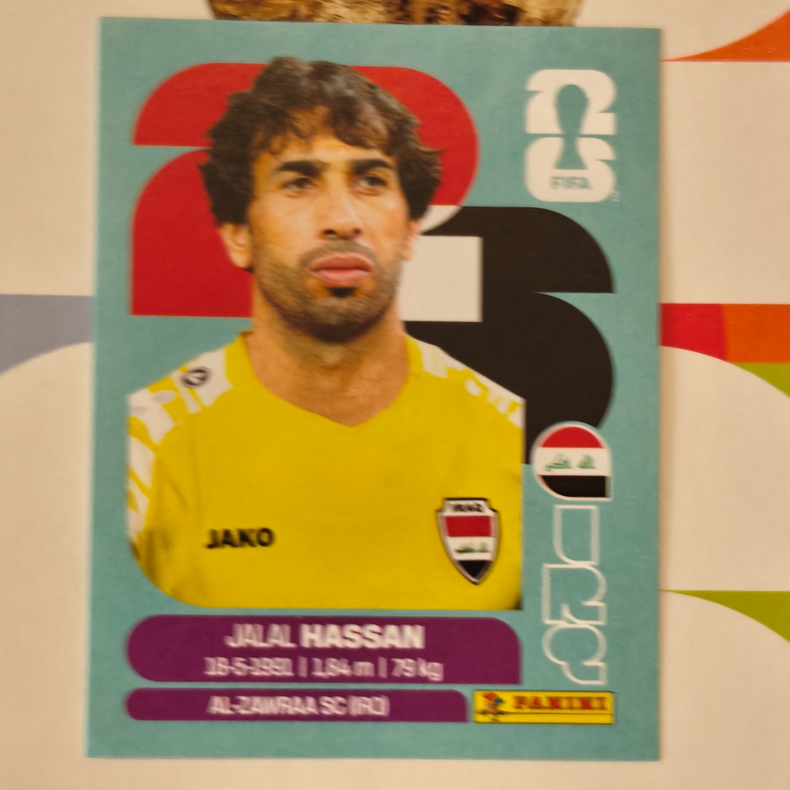 IRQ2 - Iraq - Jalal Hassan - FIFA World Cup 2026™ - Panini Sticker