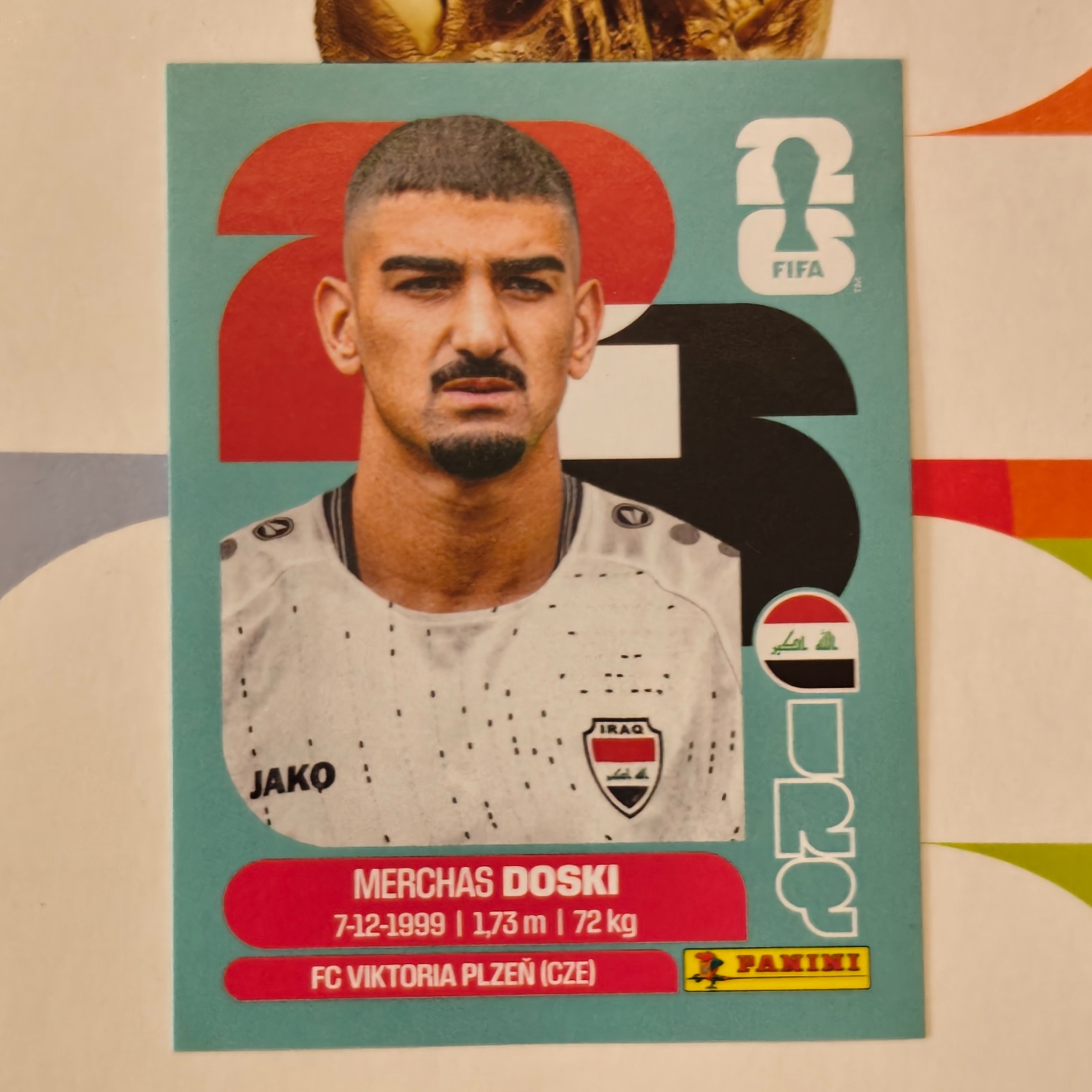 IRQ6 - Iraq - Merchas Doski - FIFA World Cup 2026™ - Panini Sticker