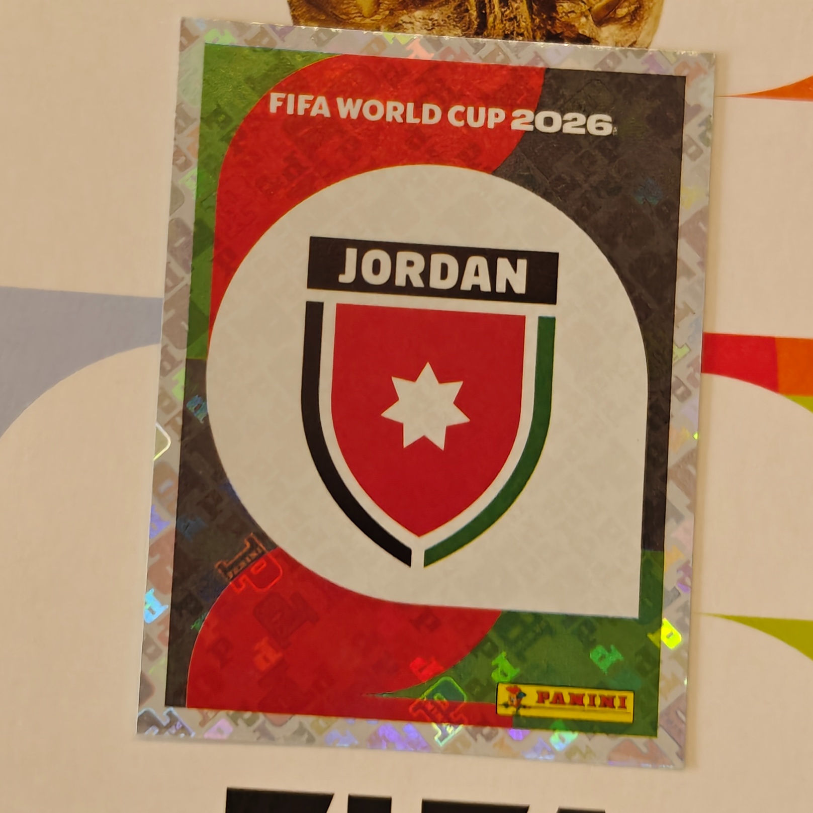 JOR1 - Jordan - Emblem - FIFA World Cup 2026™ - Panini Foil Sticker
