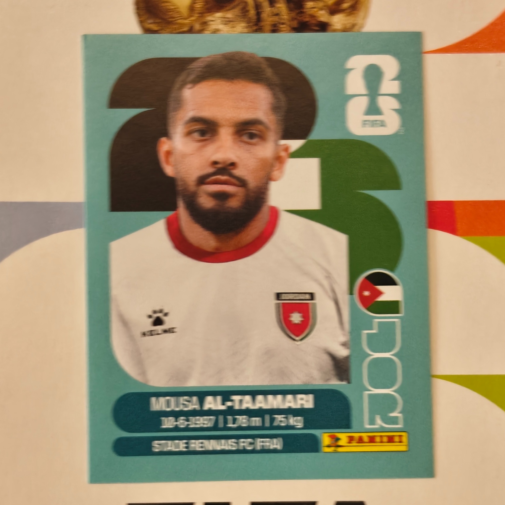 JOR15 - Jordan - Musa Al-Taamari - FIFA World Cup 2026™ - Panini Sticker
