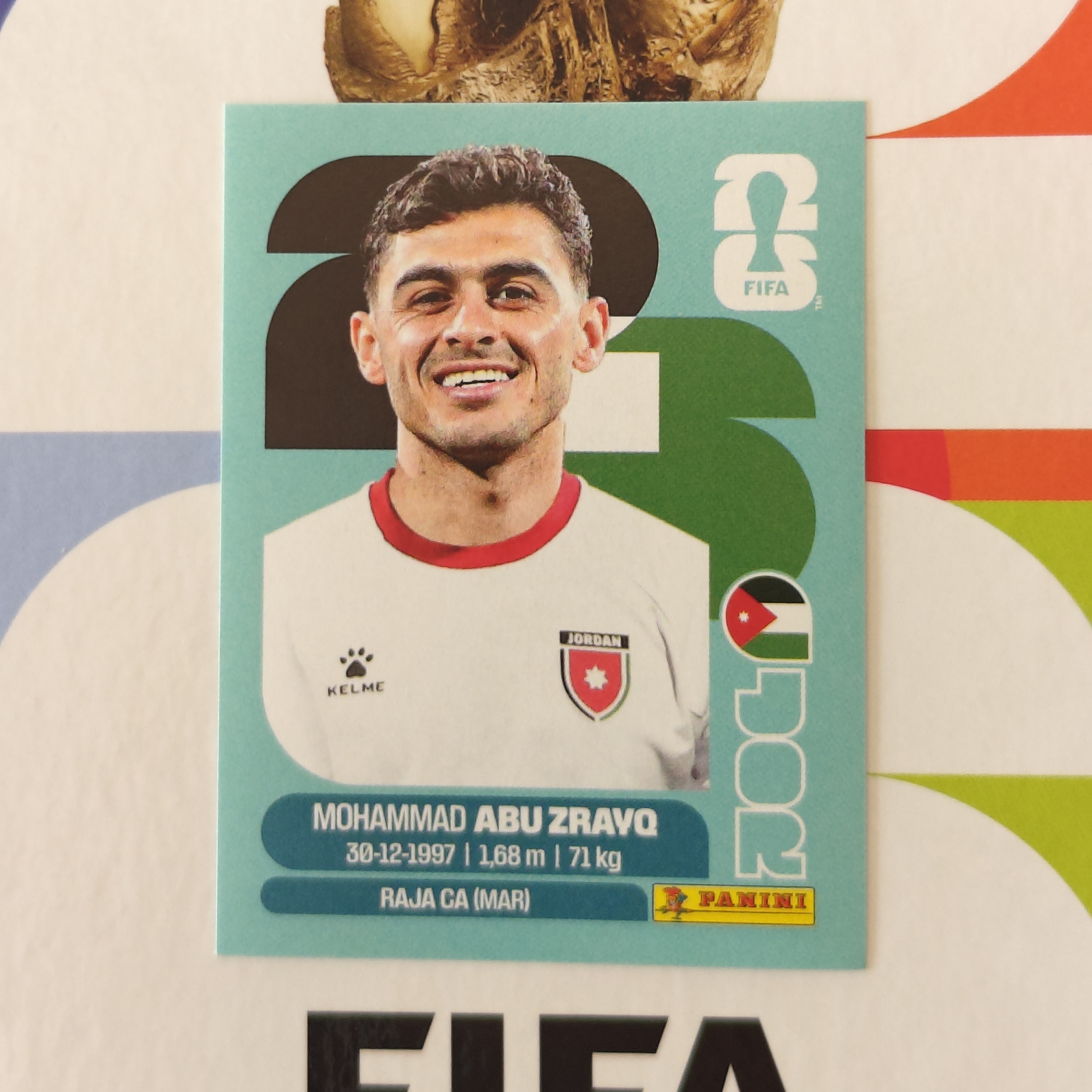 JOR19 - Jordan - Mohammad Abu Zrayq - FIFA World Cup 2026™ - Panini Sticker