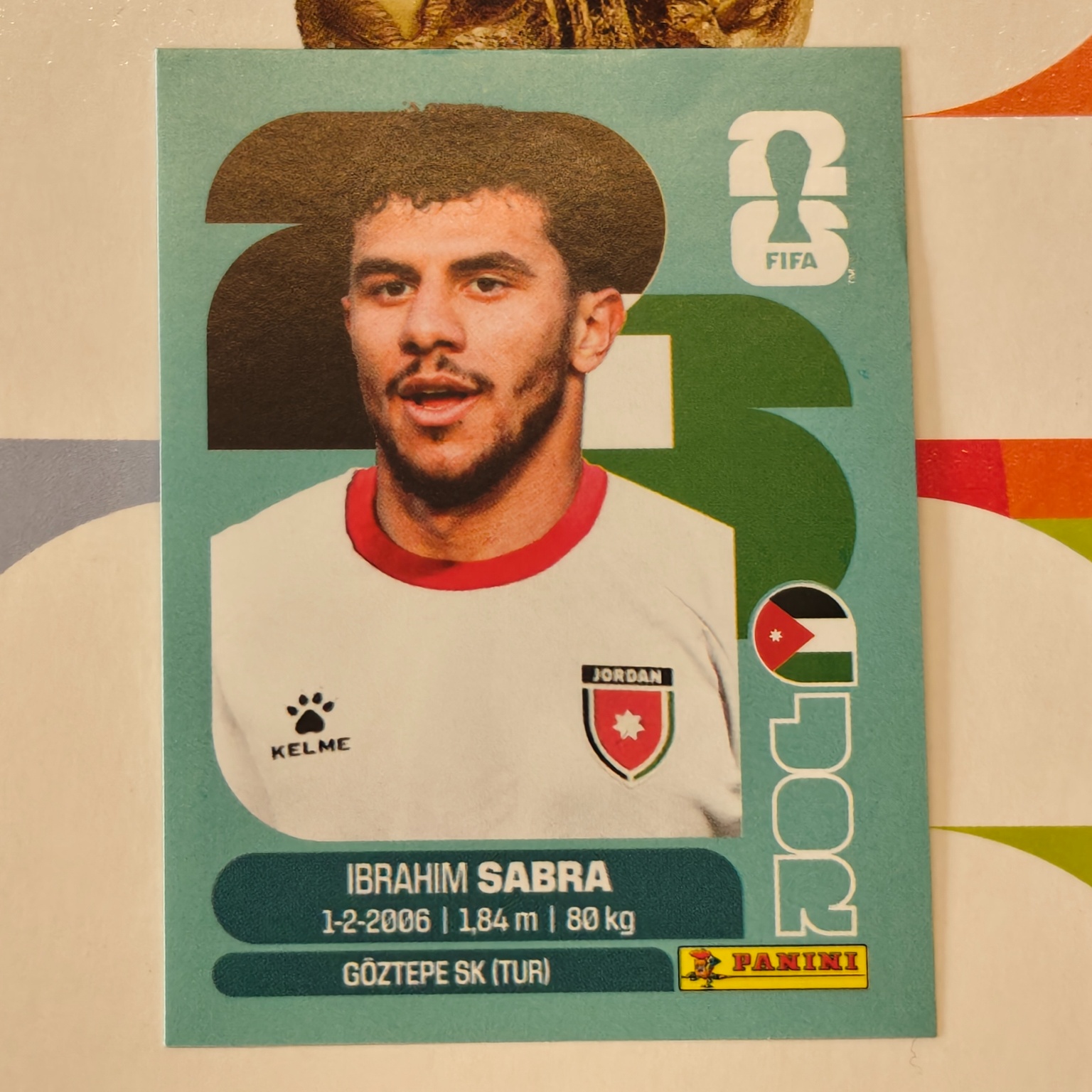JOR20 - Jordan - Ibrahim Sabra - FIFA World Cup 2026™ - Panini Sticker