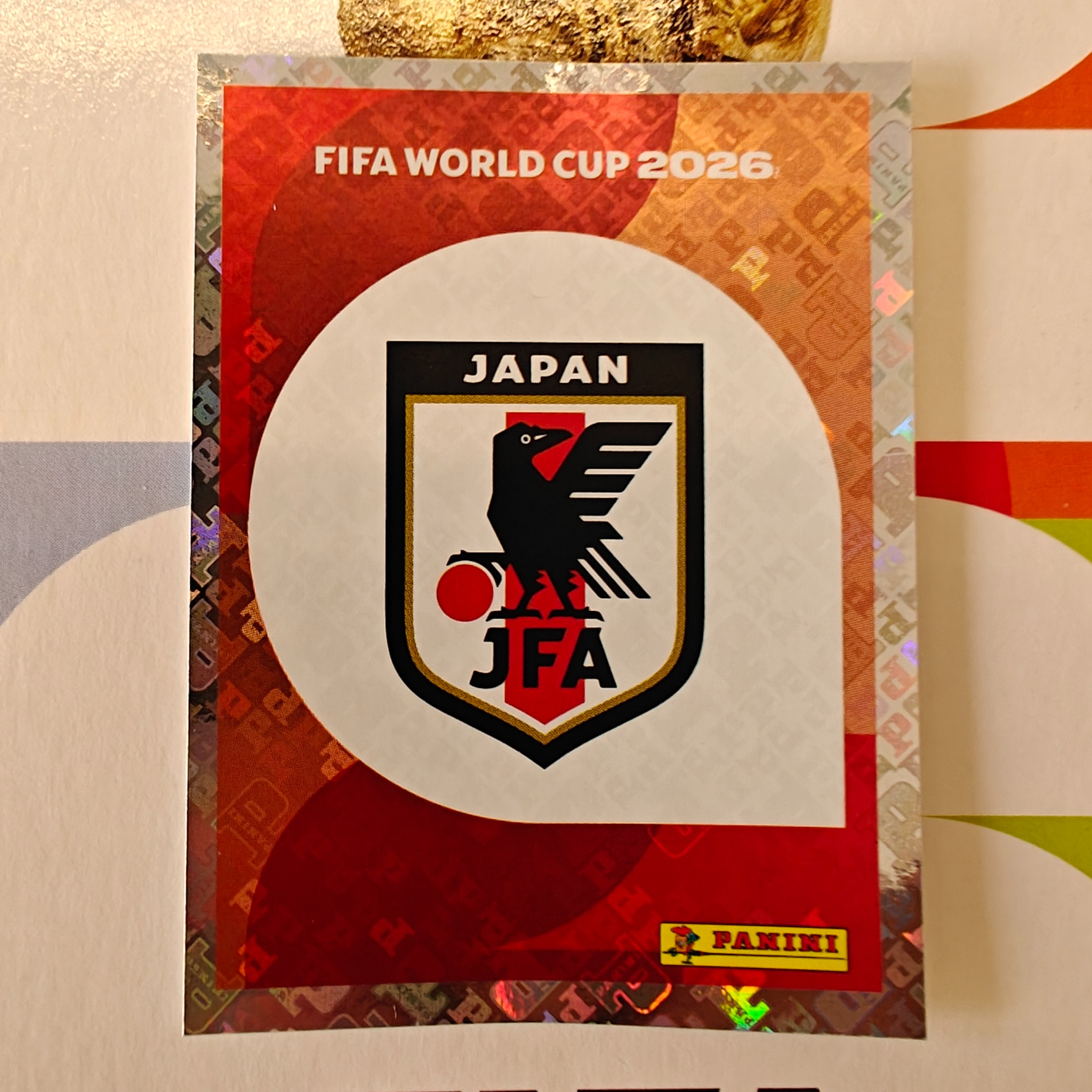 JPN1 - Japan - Emblem - FIFA World Cup 2026™ - Panini Foil Sticker
