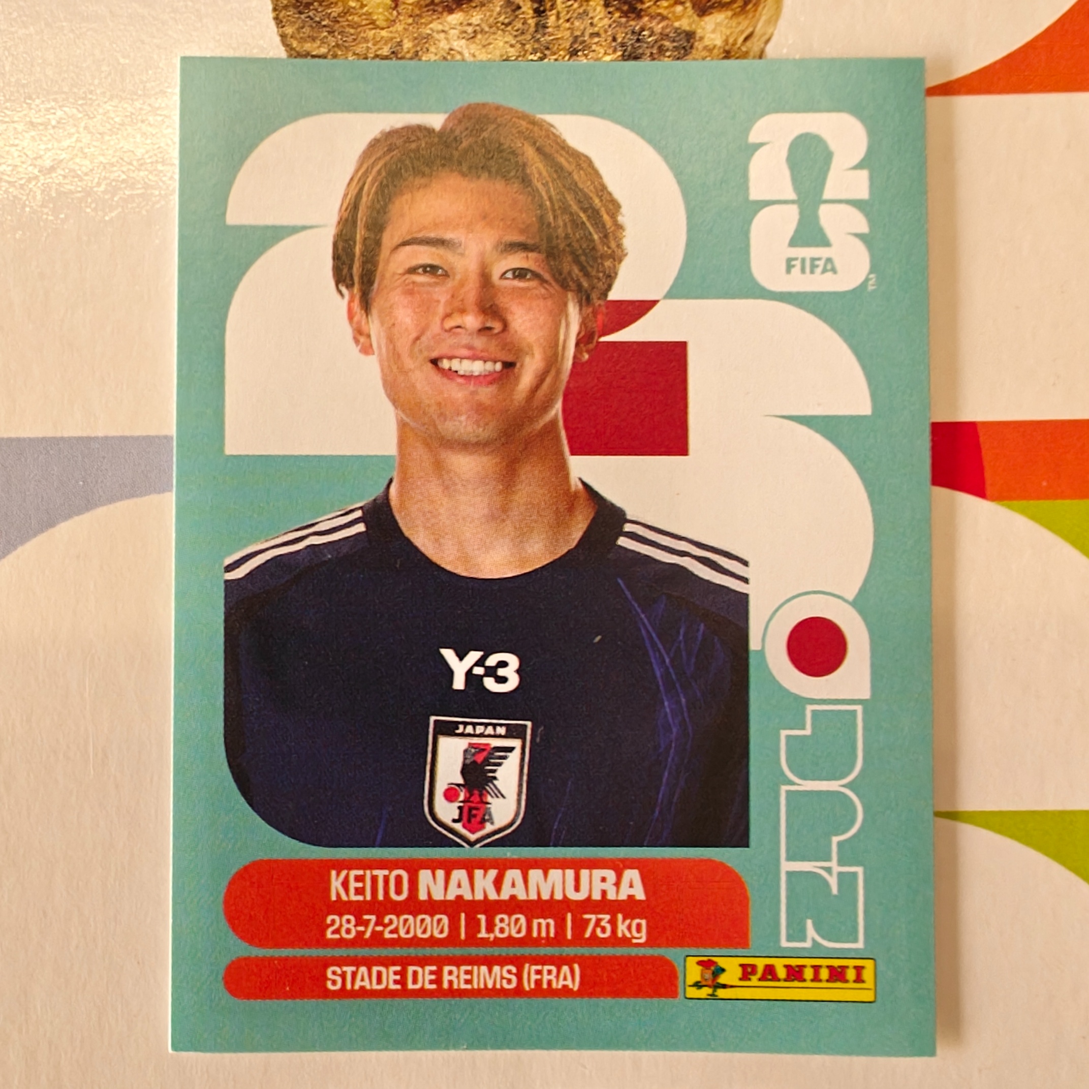 JPN15 - Japan - Keito Nakamura - FIFA World Cup 2026™ - Panini Sticker