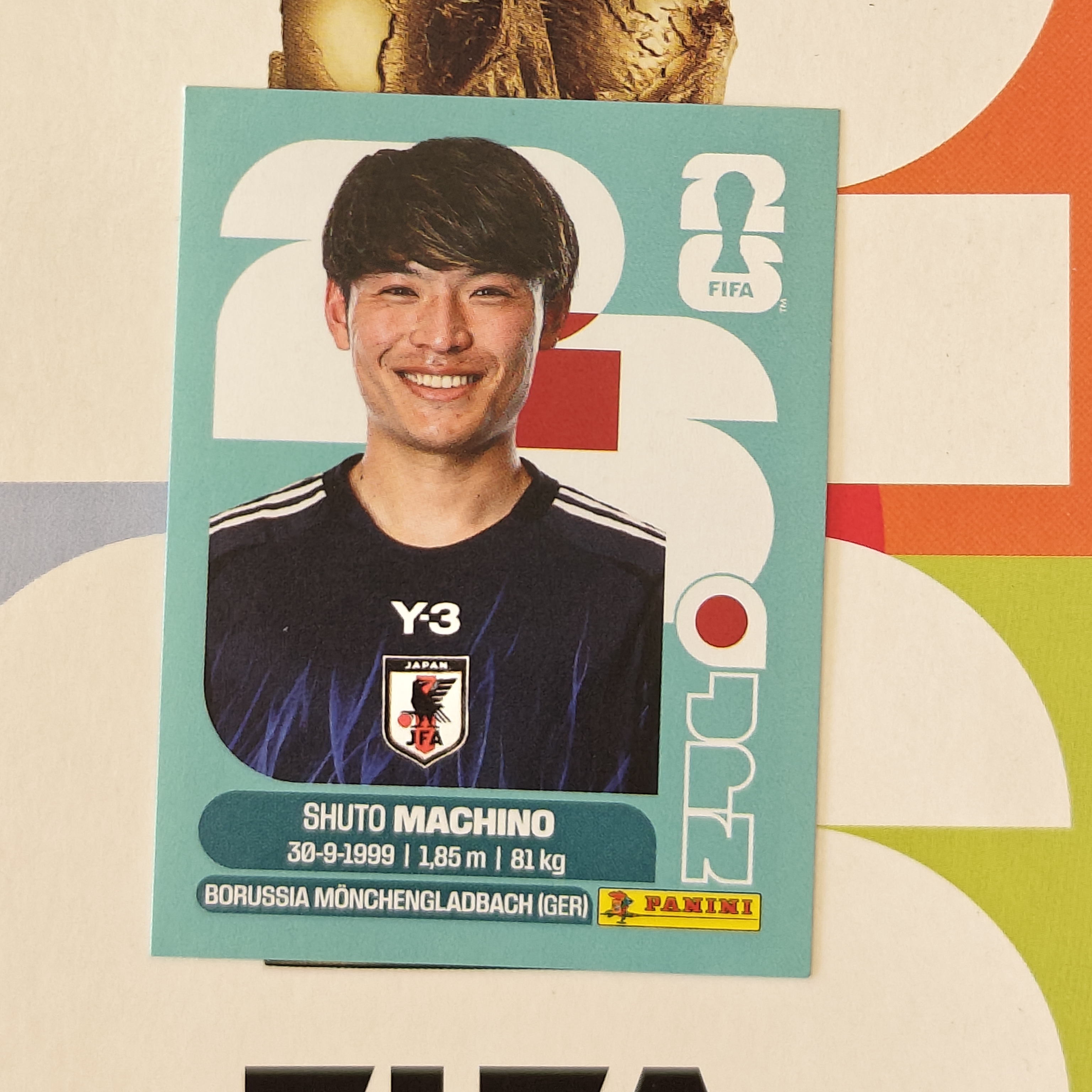 JPN17 - Japan - Shuto Machino - FIFA World Cup 2026™ - Panini Sticker