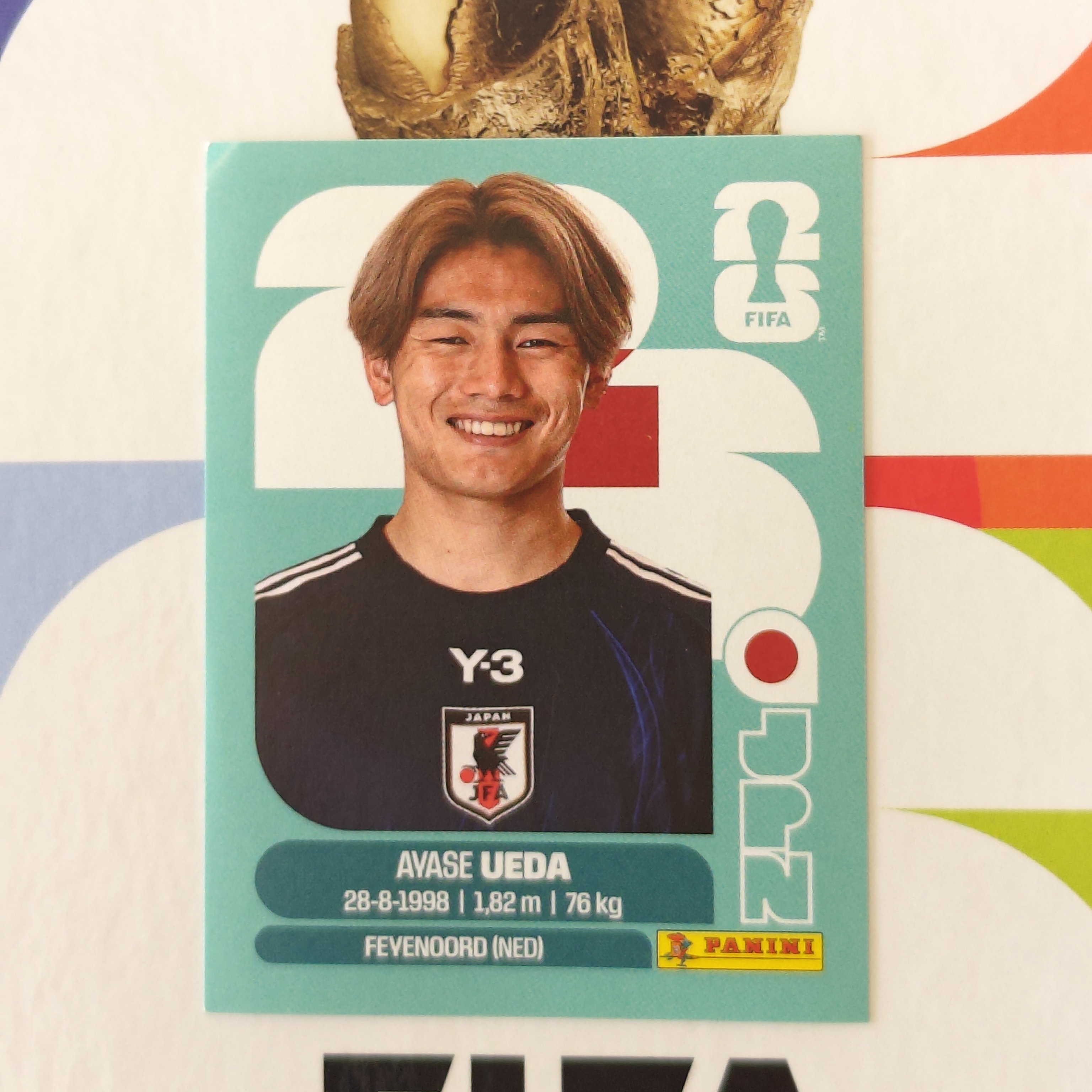 JPN20 - Japan - Ayase Ueda - FIFA World Cup 2026™ - Panini Sticker