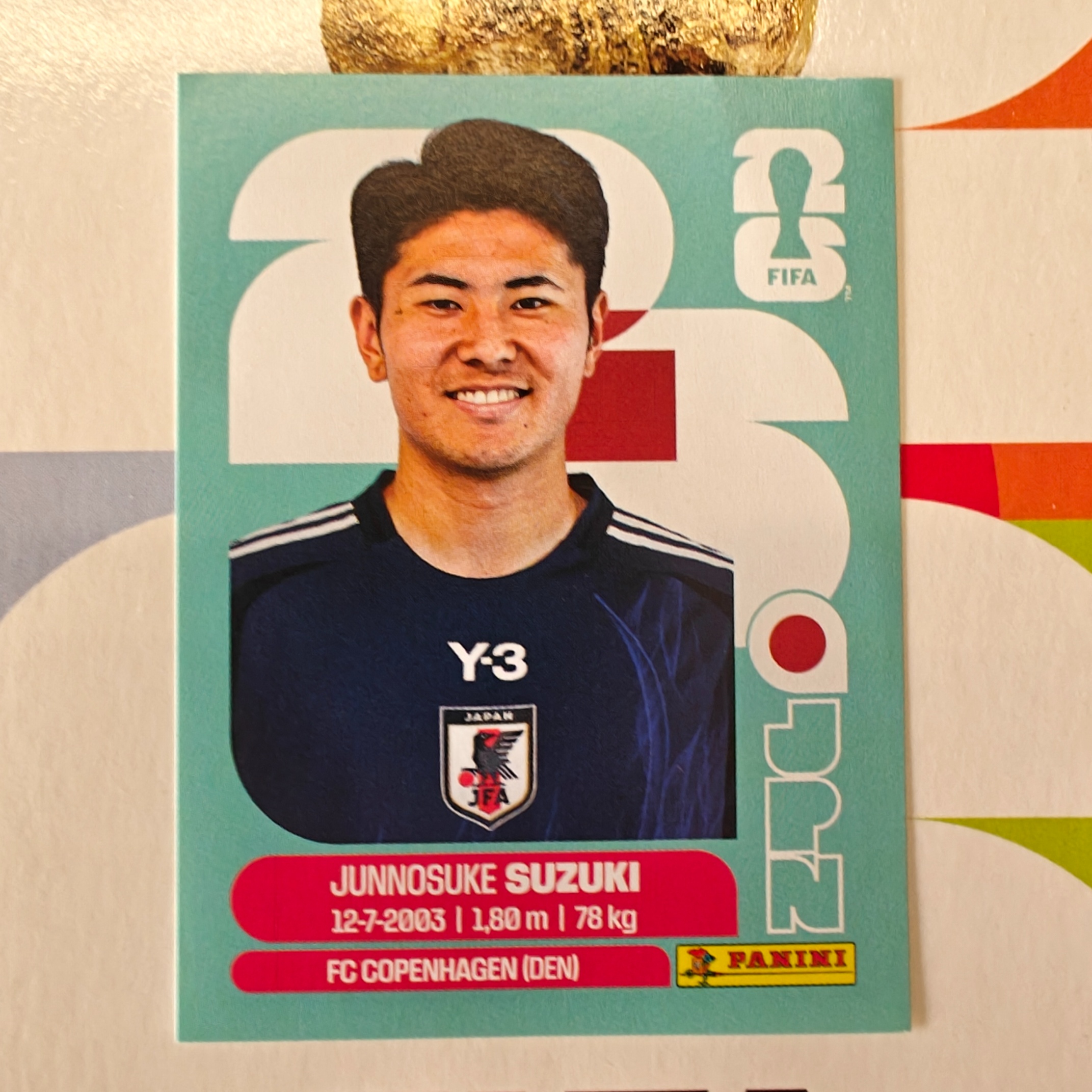 JPN5 - Japan - Junnosuke Suzuki - FIFA World Cup 2026™ - Panini Sticker