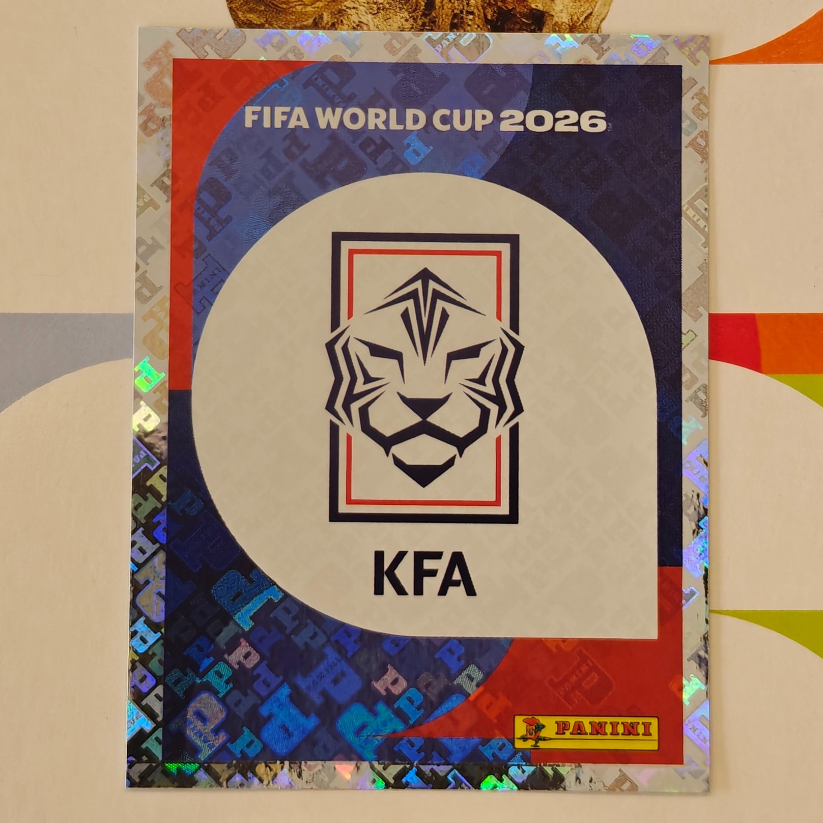 KOR1 - South Korea - Emblem - FIFA World Cup 2026™ - Panini Foil Sticker