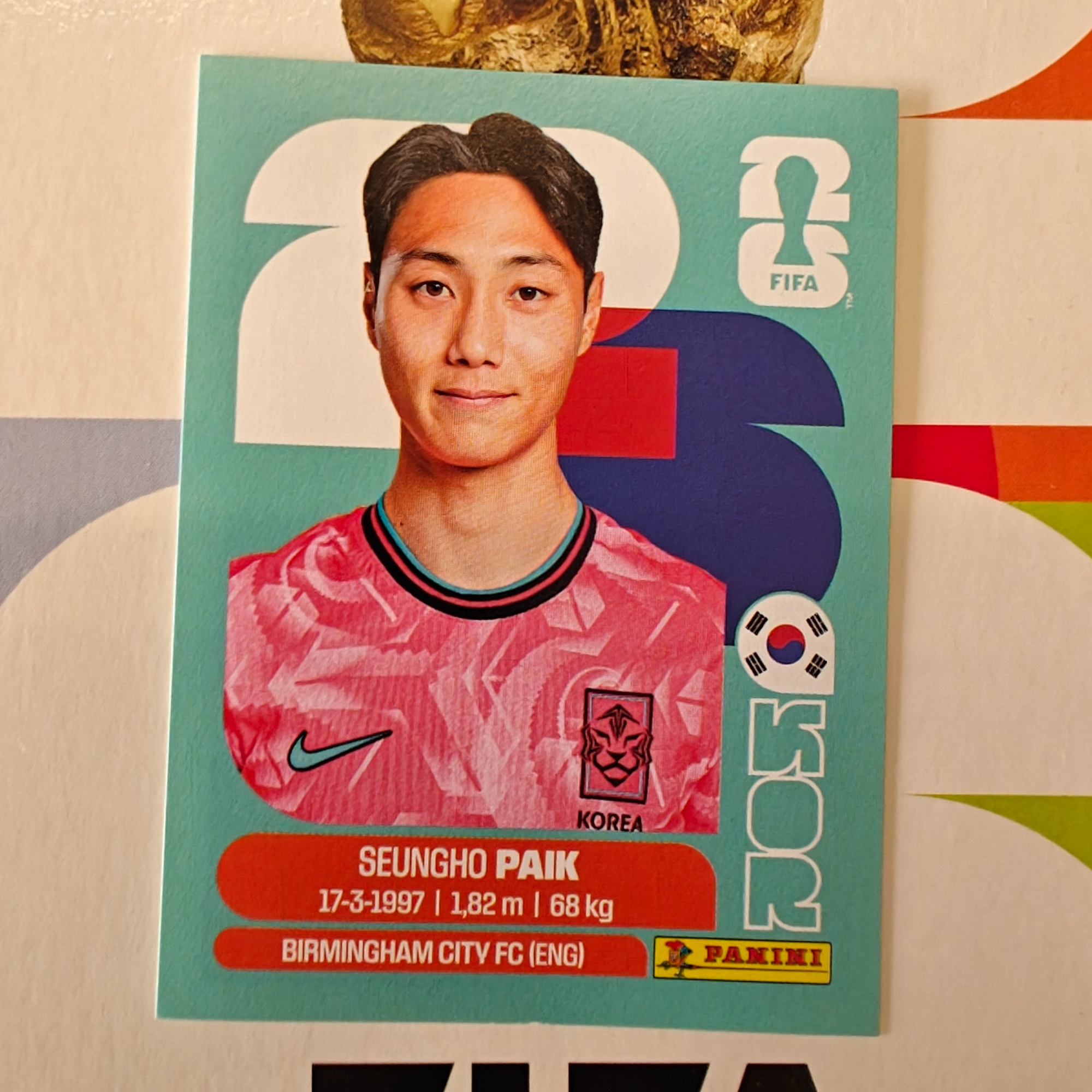 KOR14 - South Korea - Seung-ho Paik - FIFA World Cup 2026™ - Panini Sticker