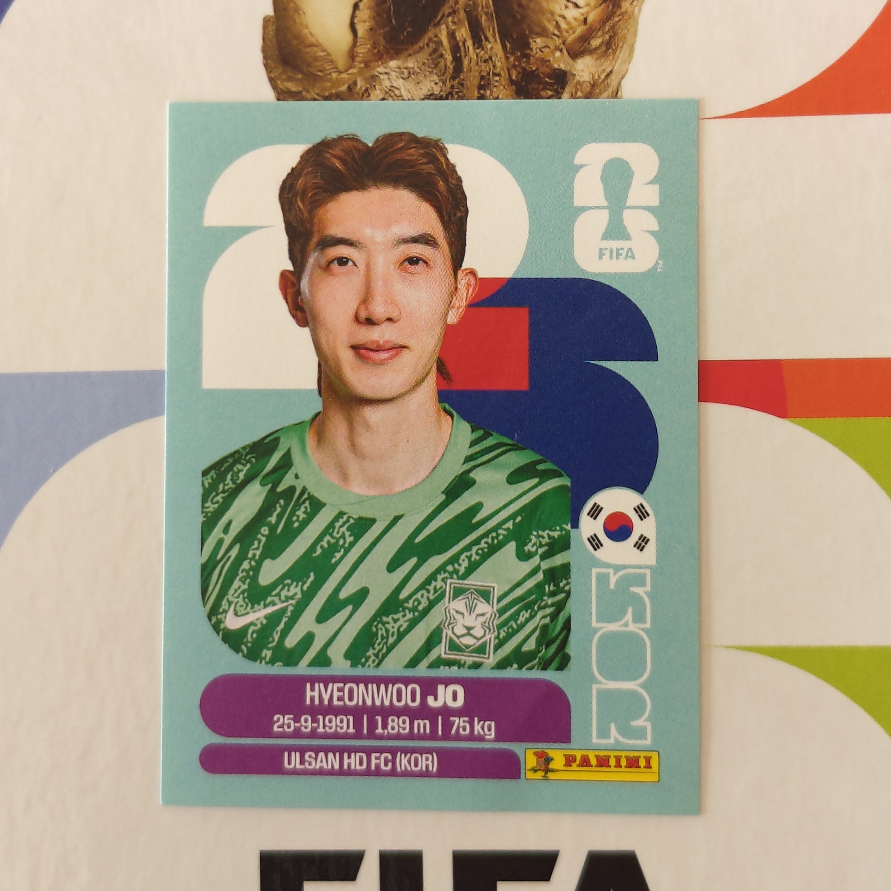 KOR2 - South Korea - Hyeon-woo Jo - FIFA World Cup 2026™ - Panini Sticker
