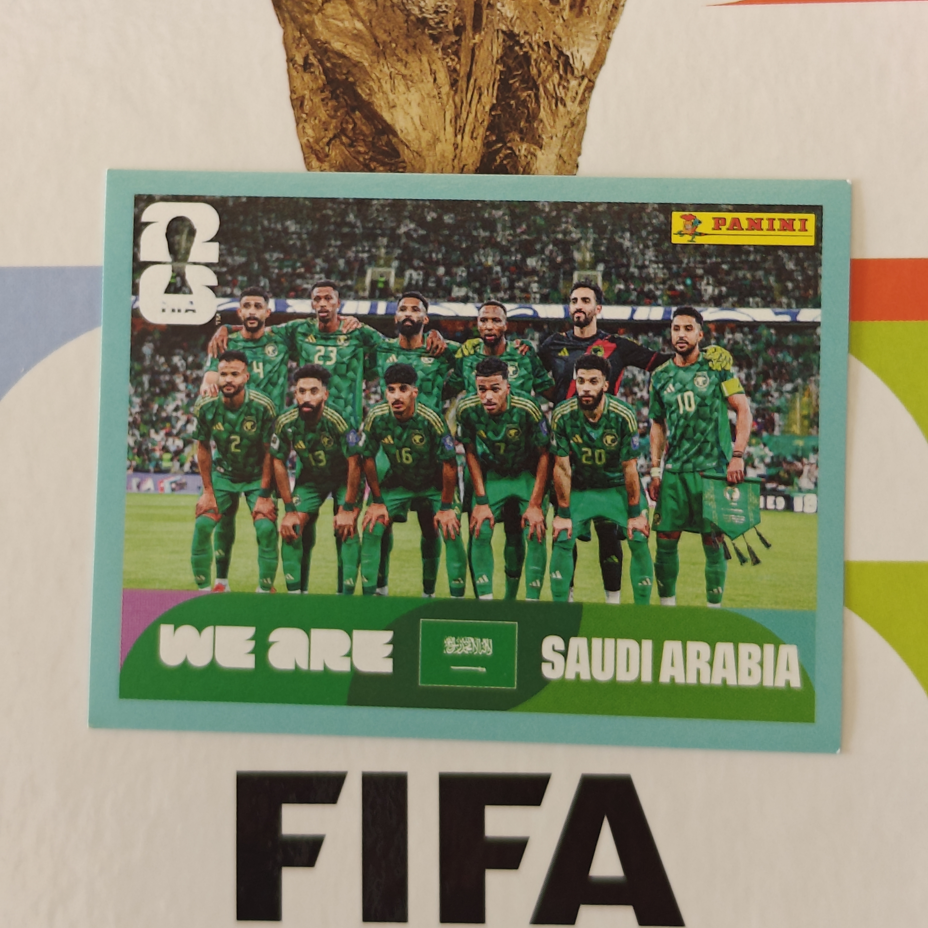 KSA13 - Saudi Arabia - Team Photo - FIFA World Cup 2026™ - Panini Sticker