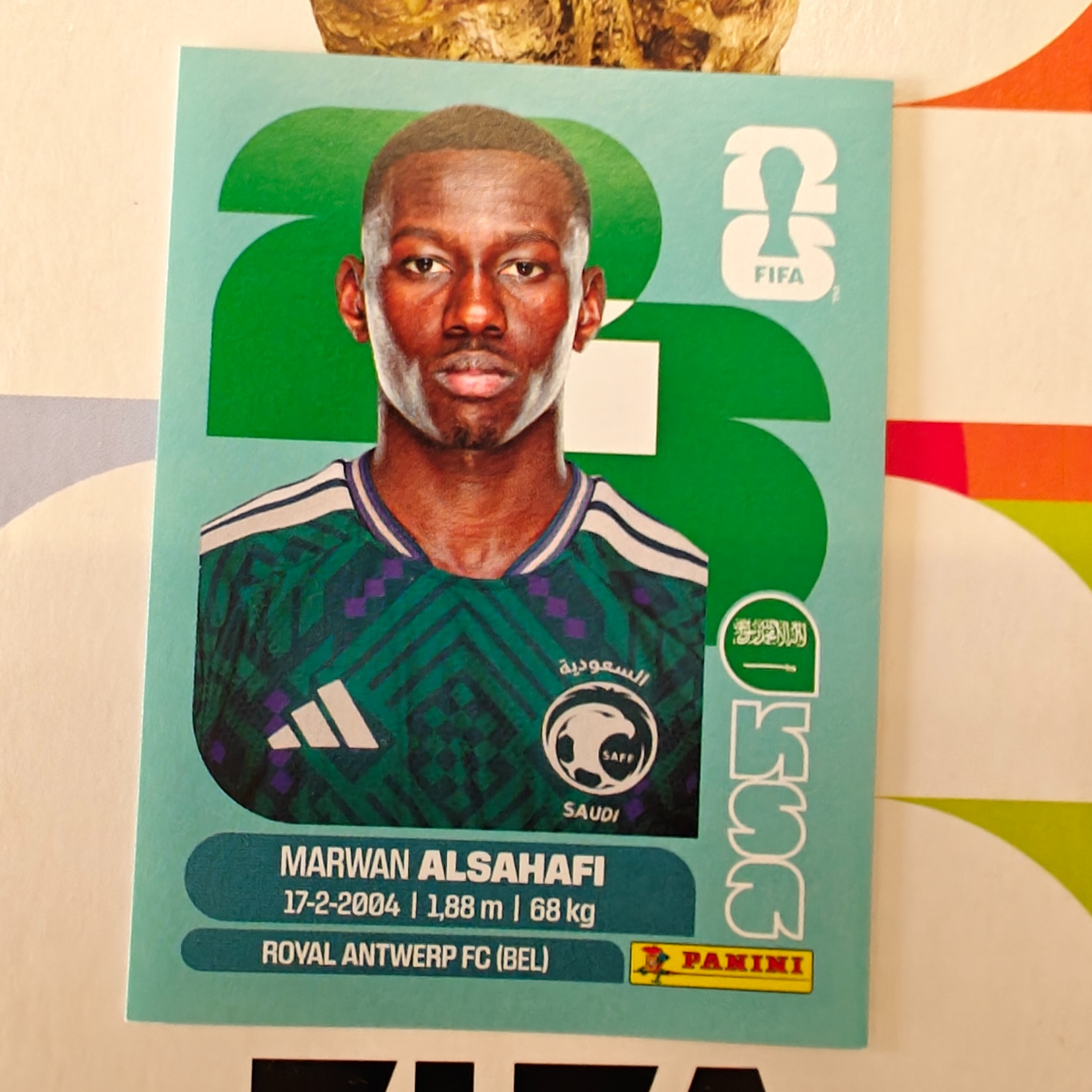 KSA15 - Saudi Arabia - Marwan Alsahafi - FIFA World Cup 2026™ - Panini Sticker
