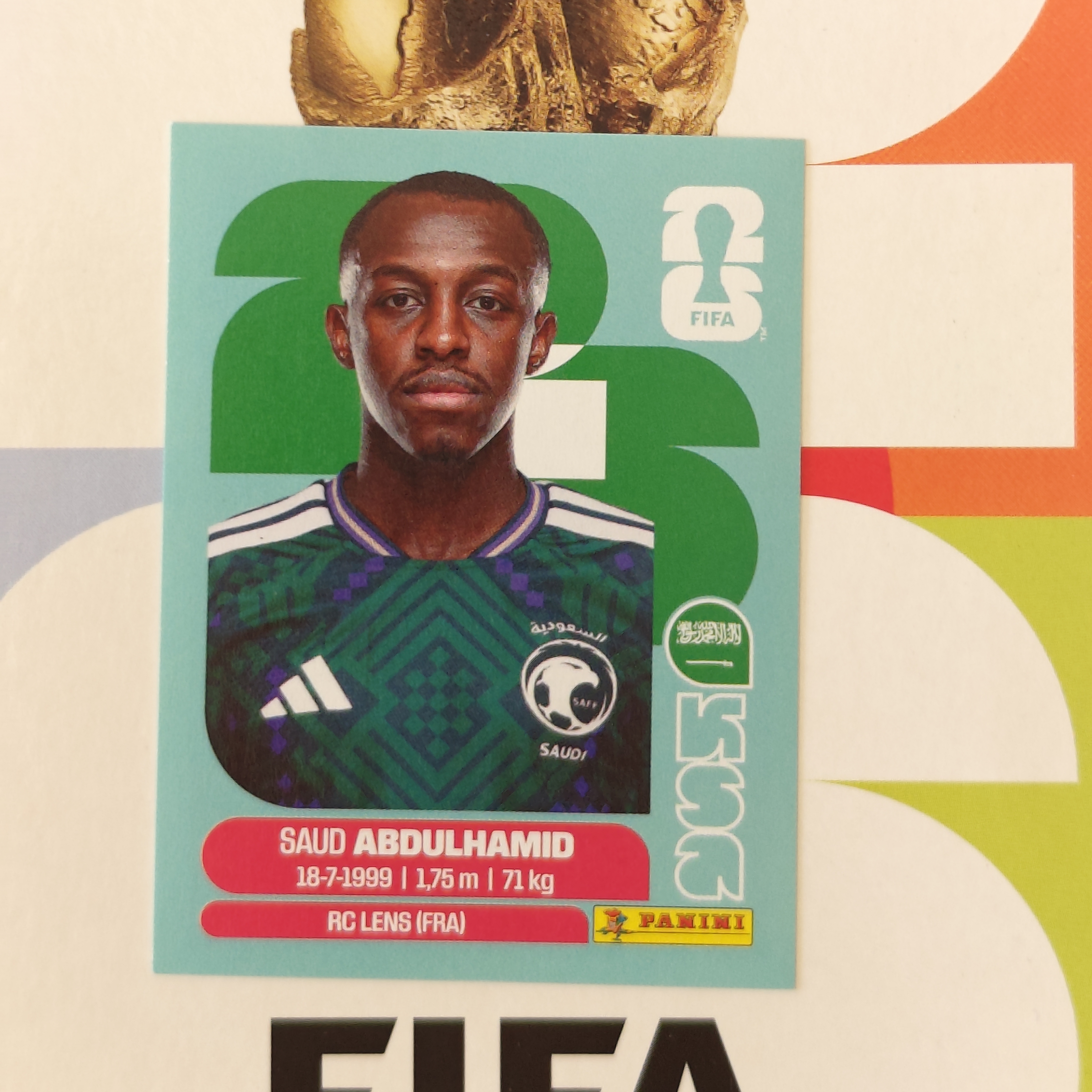 KSA4 - Saudi Arabia - Saud Abdulhamid - FIFA World Cup 2026™ - Panini Sticker