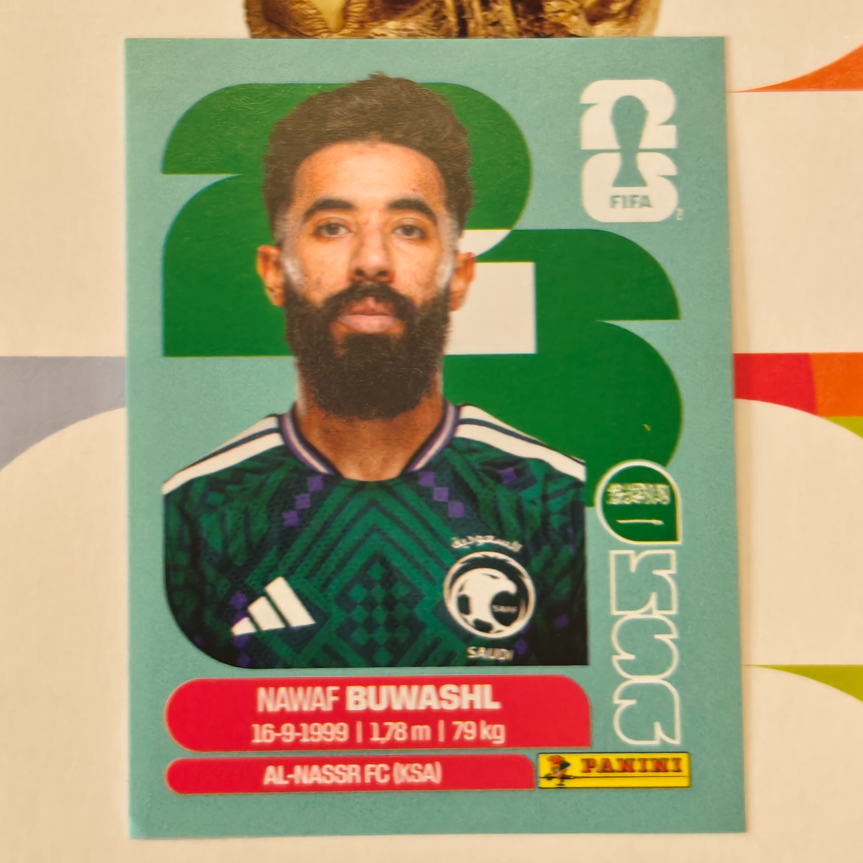KSA5 - Saudi Arabia - Nawaf Bouwashl - FIFA World Cup 2026™ - Panini Sticker
