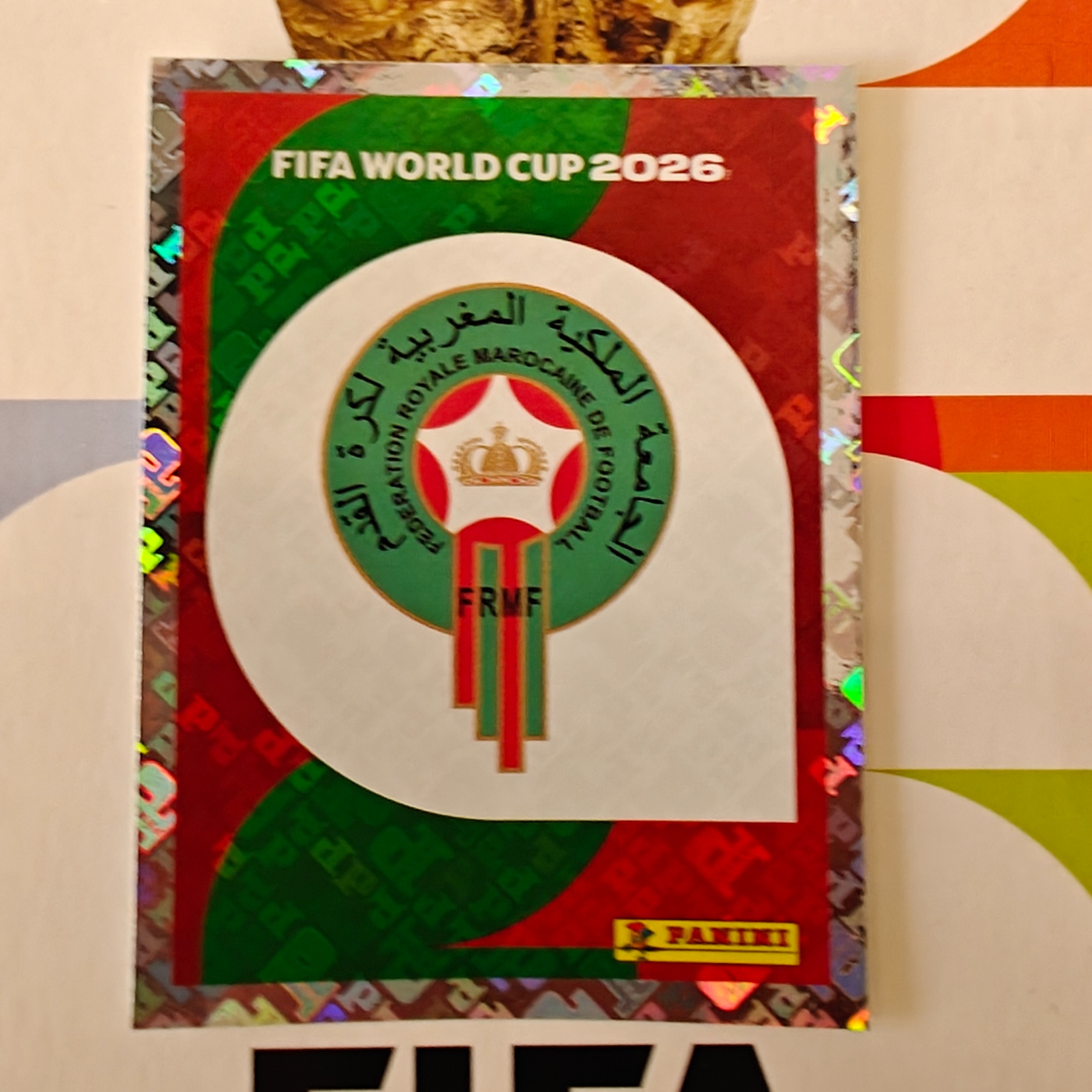 MAR1 - Morocco - Emblem - FIFA World Cup 2026™ - Panini Foil Sticker