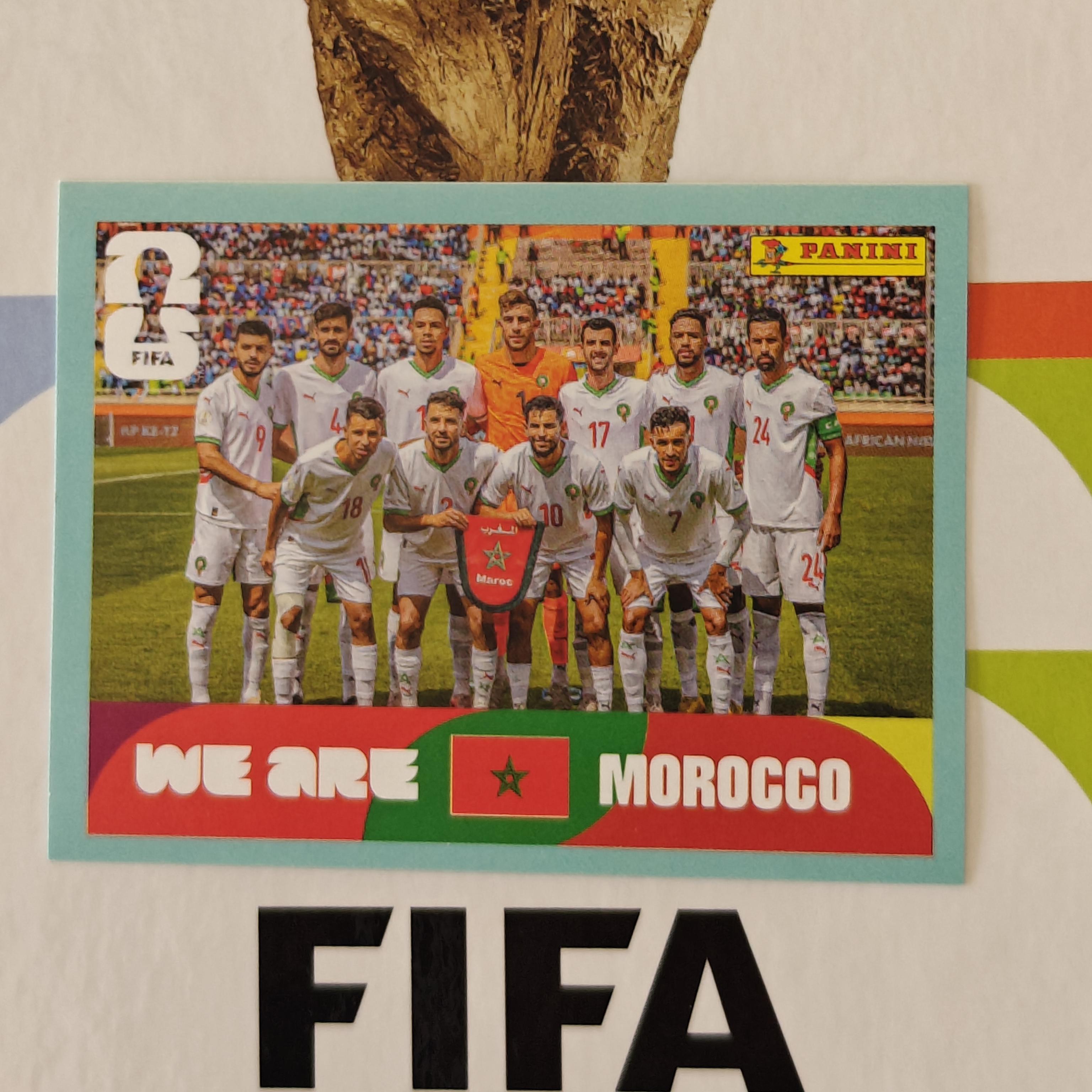 MAR13 - Morocco - Team Photo - FIFA World Cup 2026™ - Panini Sticker
