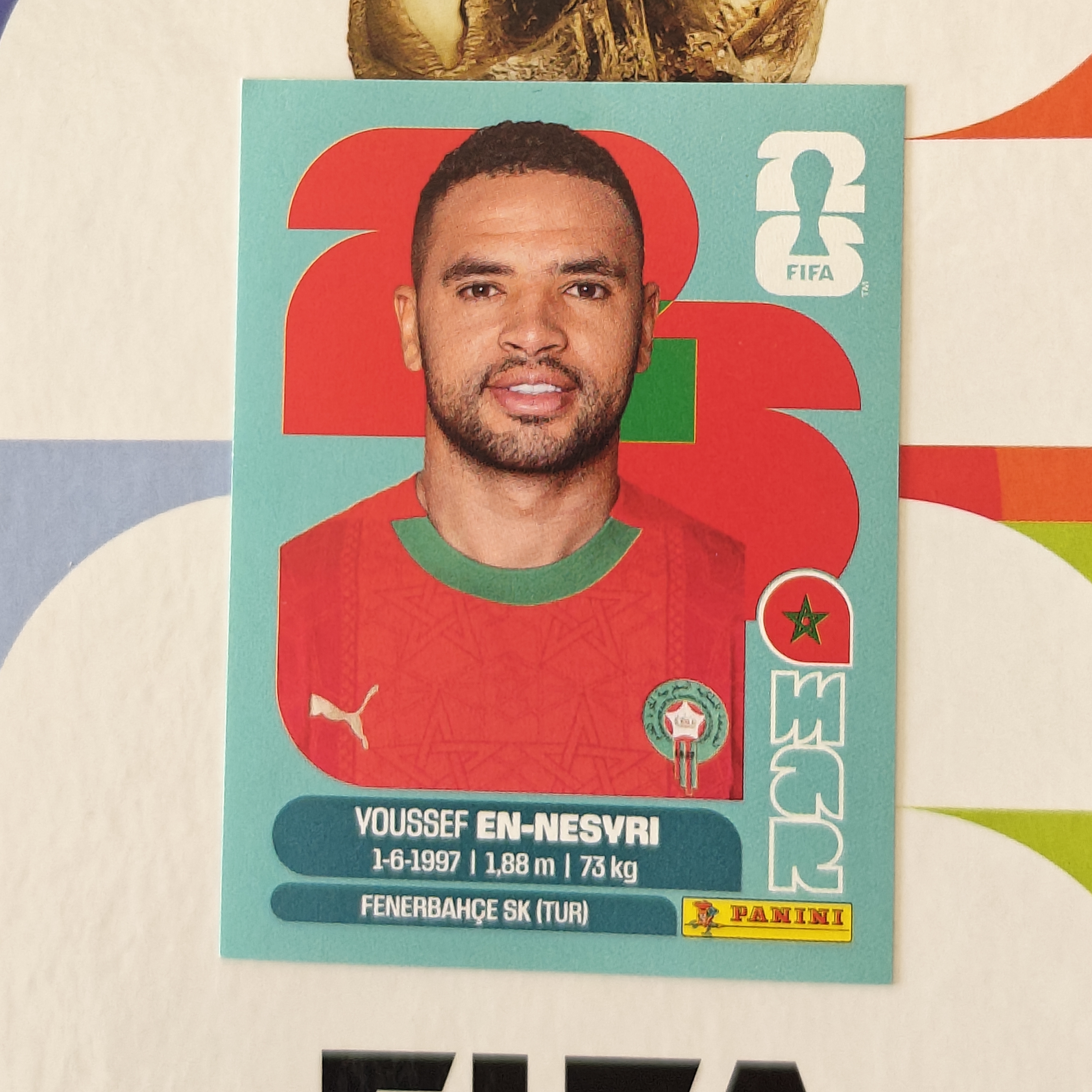 MAR16 - Morocco - Youssef En-Nesyri - FIFA World Cup 2026™ - Panini Sticker